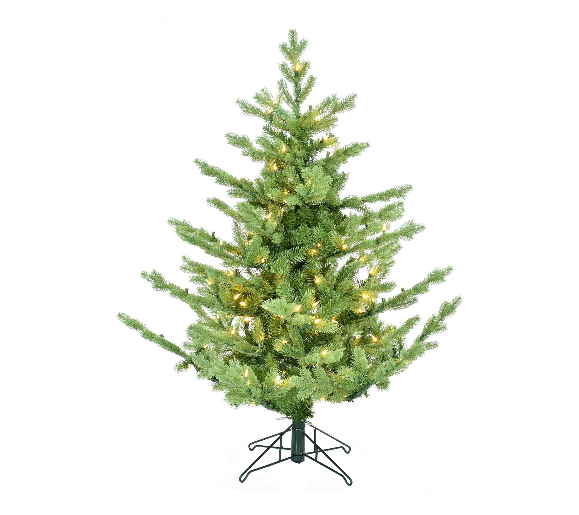 Fraser Hill Farm 4-Ft. Pine Pre-Lit Artificial Christmas Tree