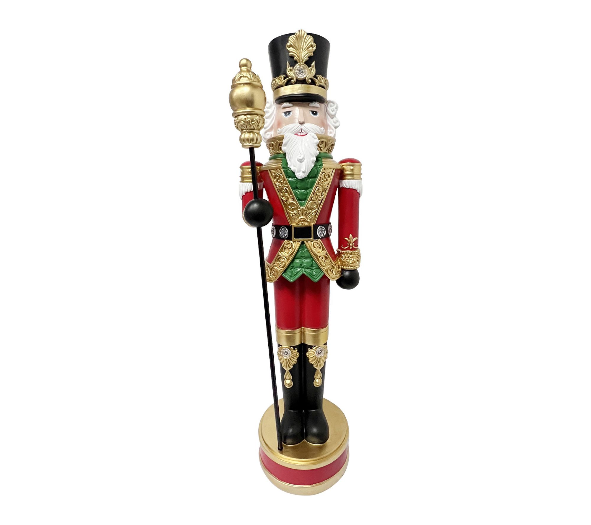 Fraser Hill Farm 3.3-ft. Resin Nutcracker Statue