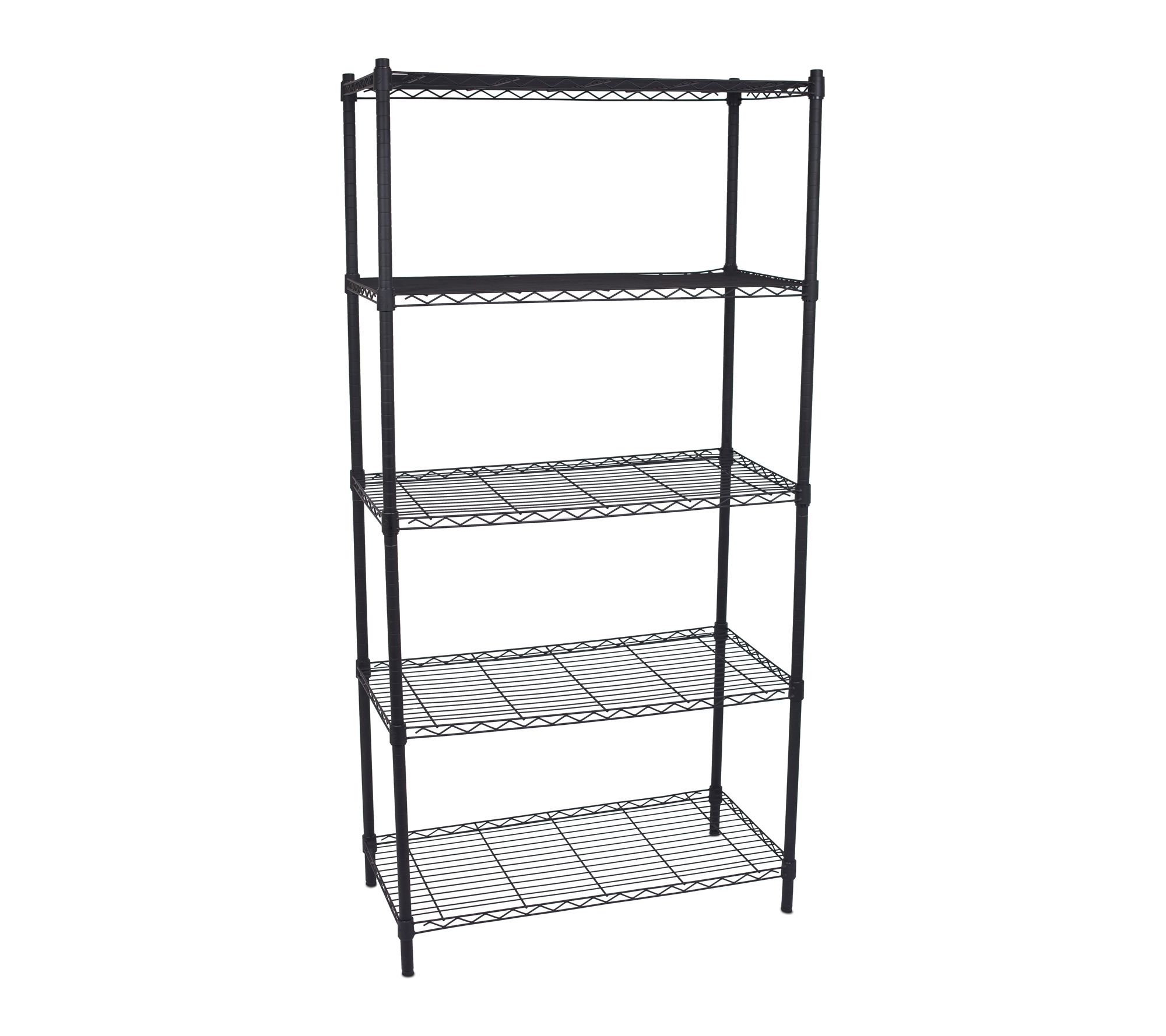 Birdrock Home 5 -Tier Adjustable Wire Shelving Unit