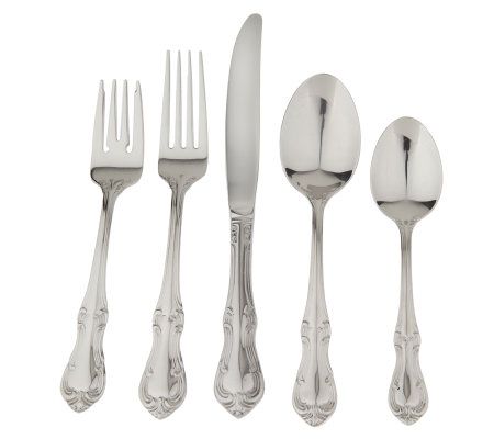 RSVP 18/10 Stainless 101 Piece Service for 12 Flatware Set - Page 1 ...