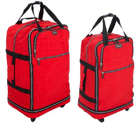 Biaggi Zip Sak Foldable Luggage by Lori Greiner — QVC.com