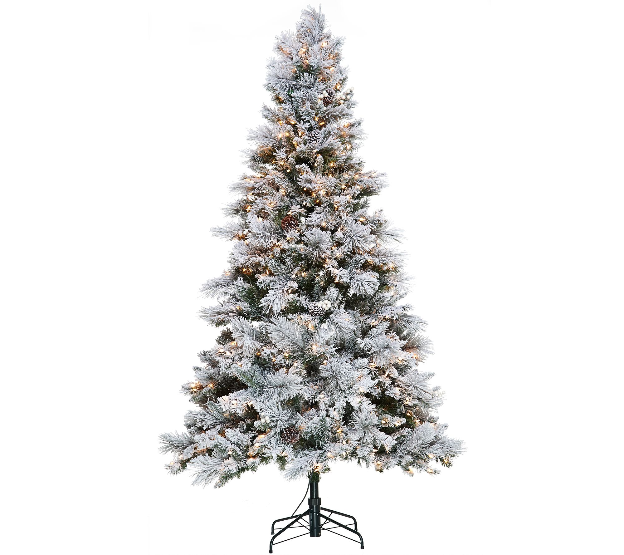 Hallmark 7.5' Snowdrift Spruce Tree with Quick Set Technology - QVC.com