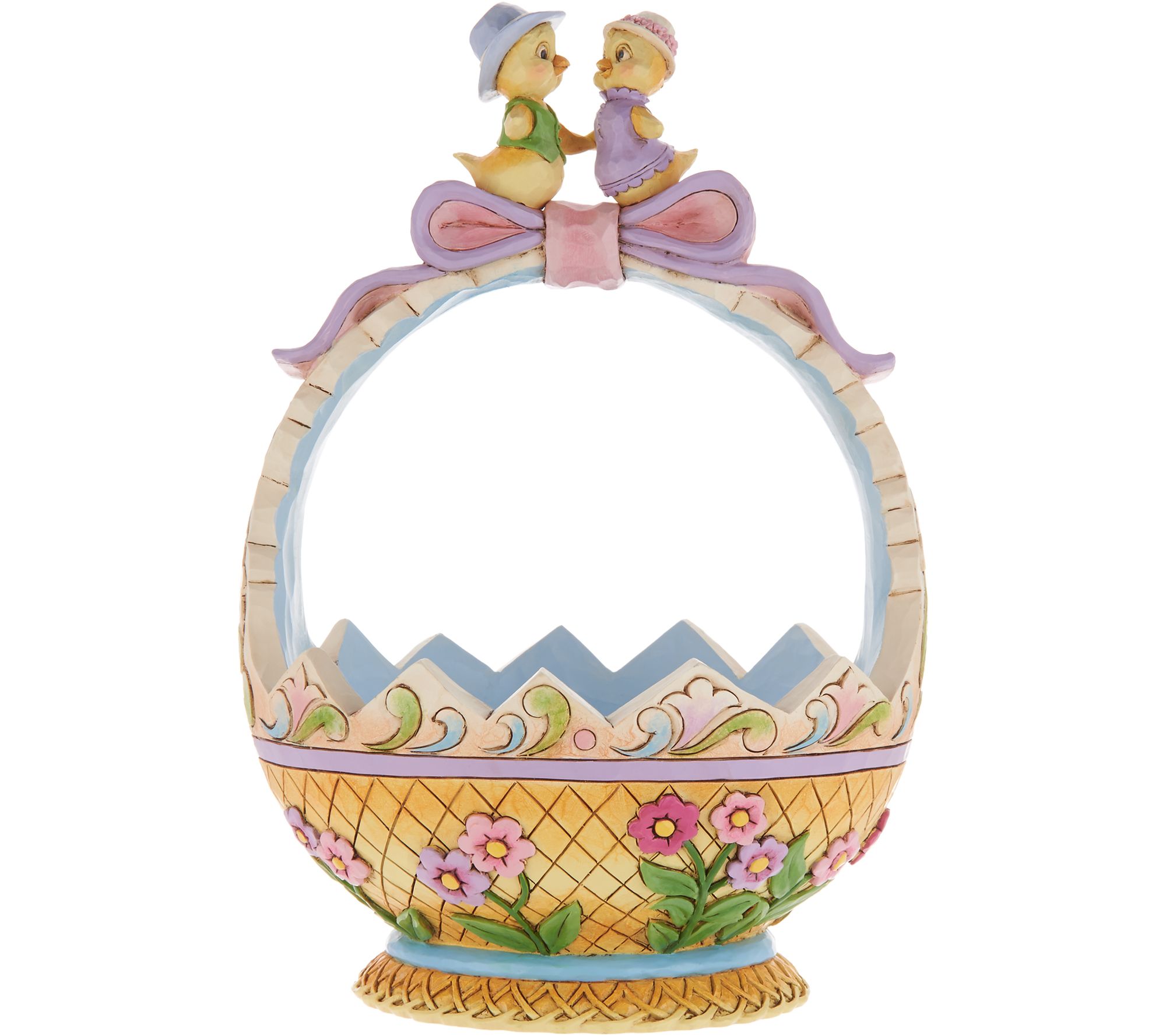 Jim Shore Exclusive 13th Annual Easter Basket w/Eggs & Chicks