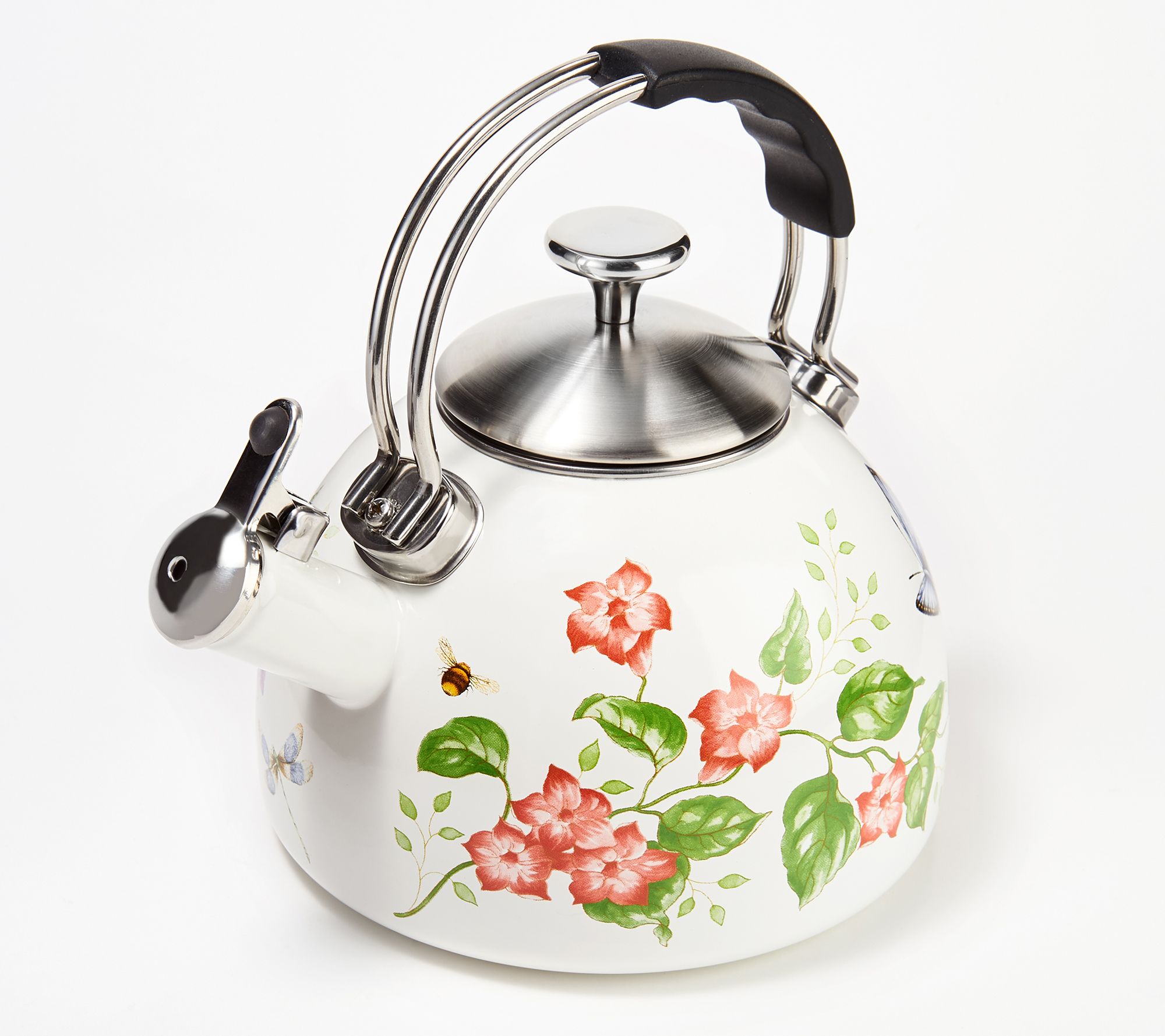Lenox Butterfly Meadow Enamel on Steel Tea Kettle