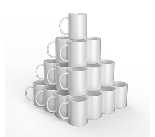 Cricut Ceramic Mug Blank, White - 15 oz/425 ml(36 ct) 