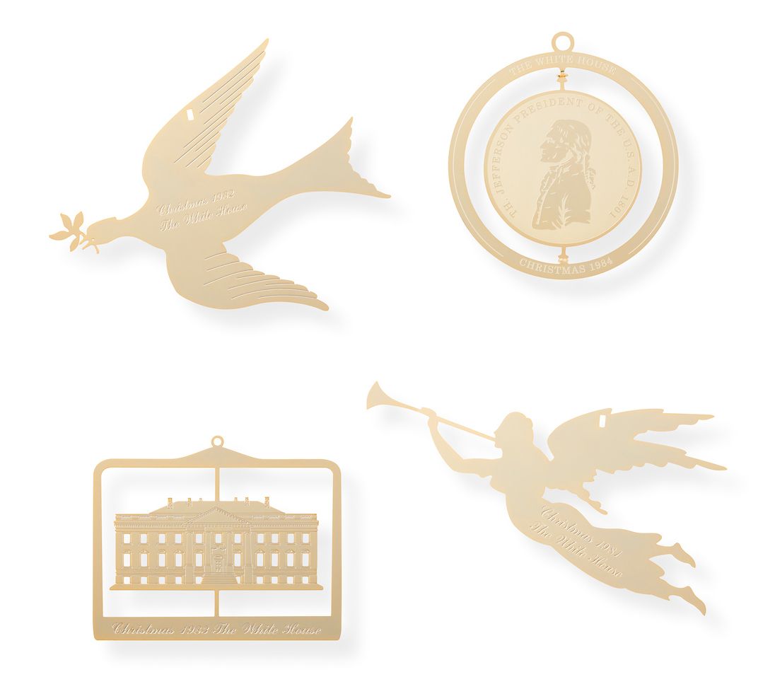 The Official Wh ite House Chris tmas Ornament S et 1981 to 1984