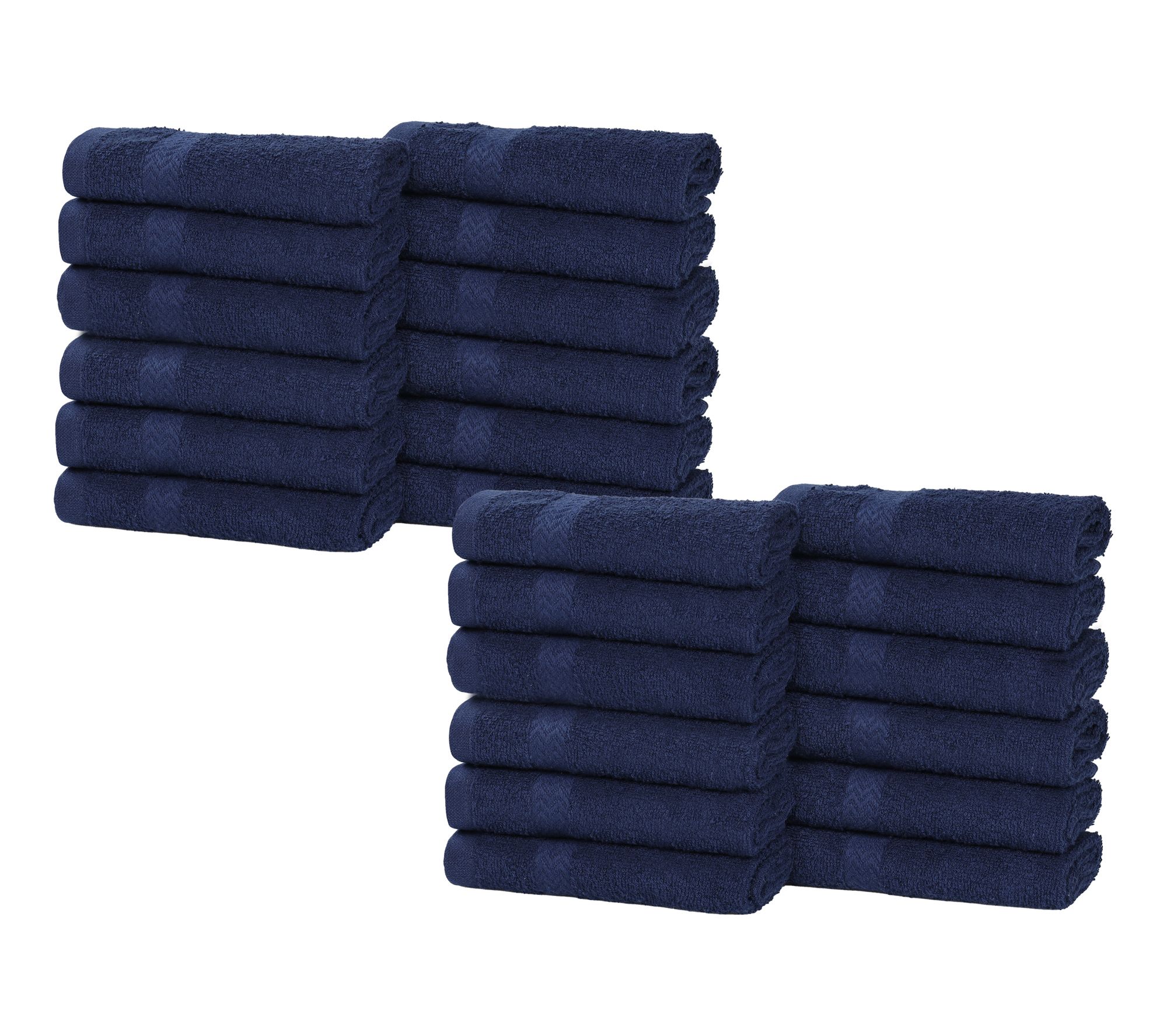 Superior Cotton 24 Pieces Face Tow el Set
