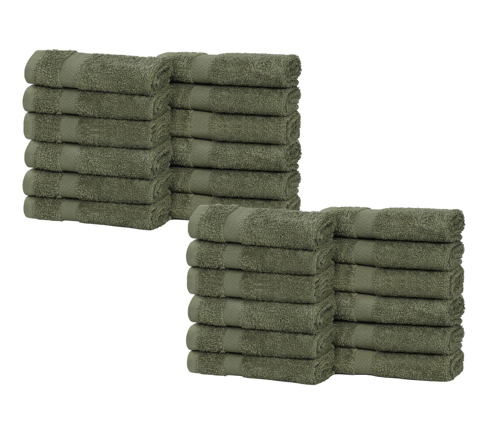 Superior Cotton 24 Pieces Face Tow el Set