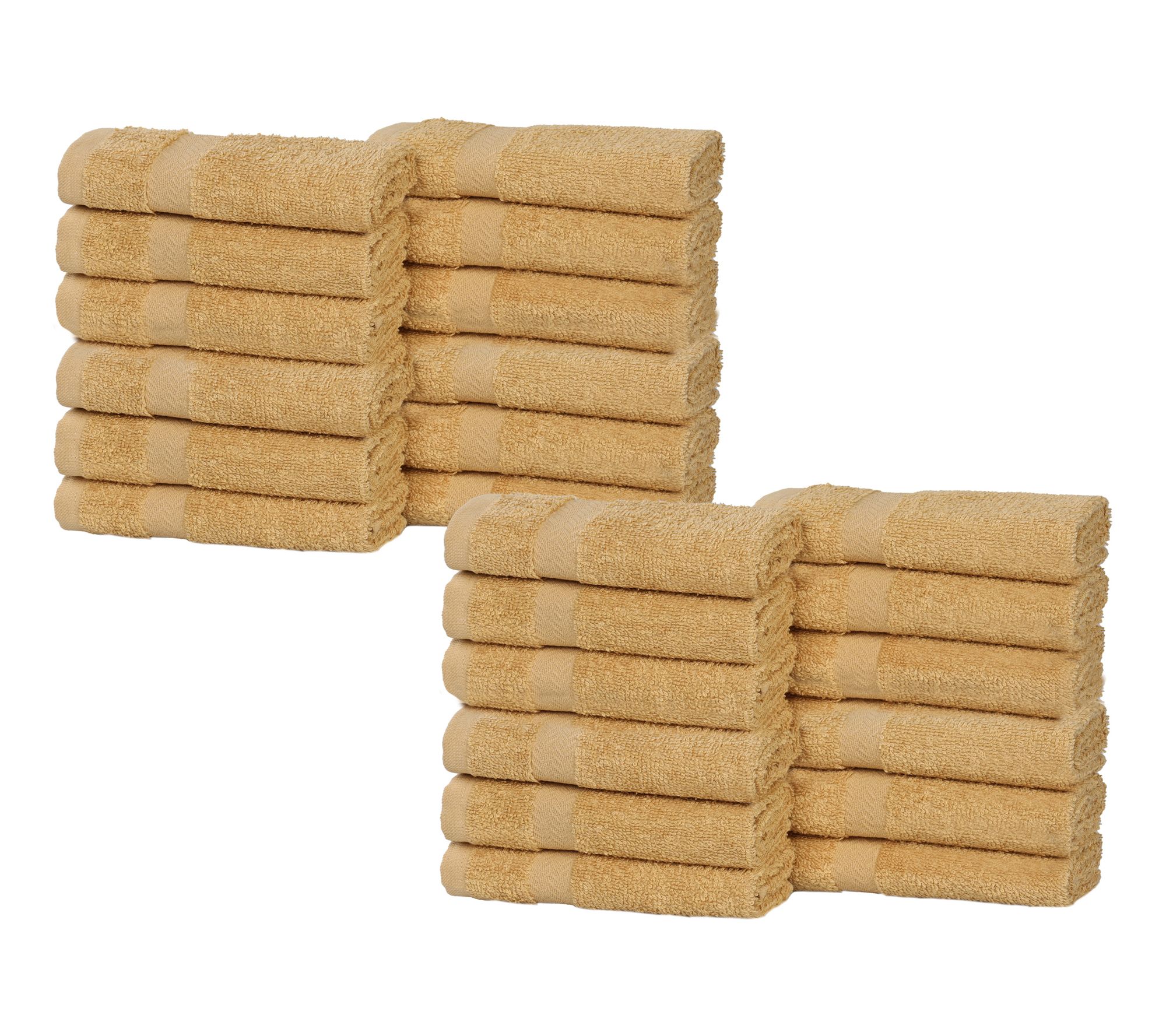 Superior Cotton 24 Pieces Face Tow el Set