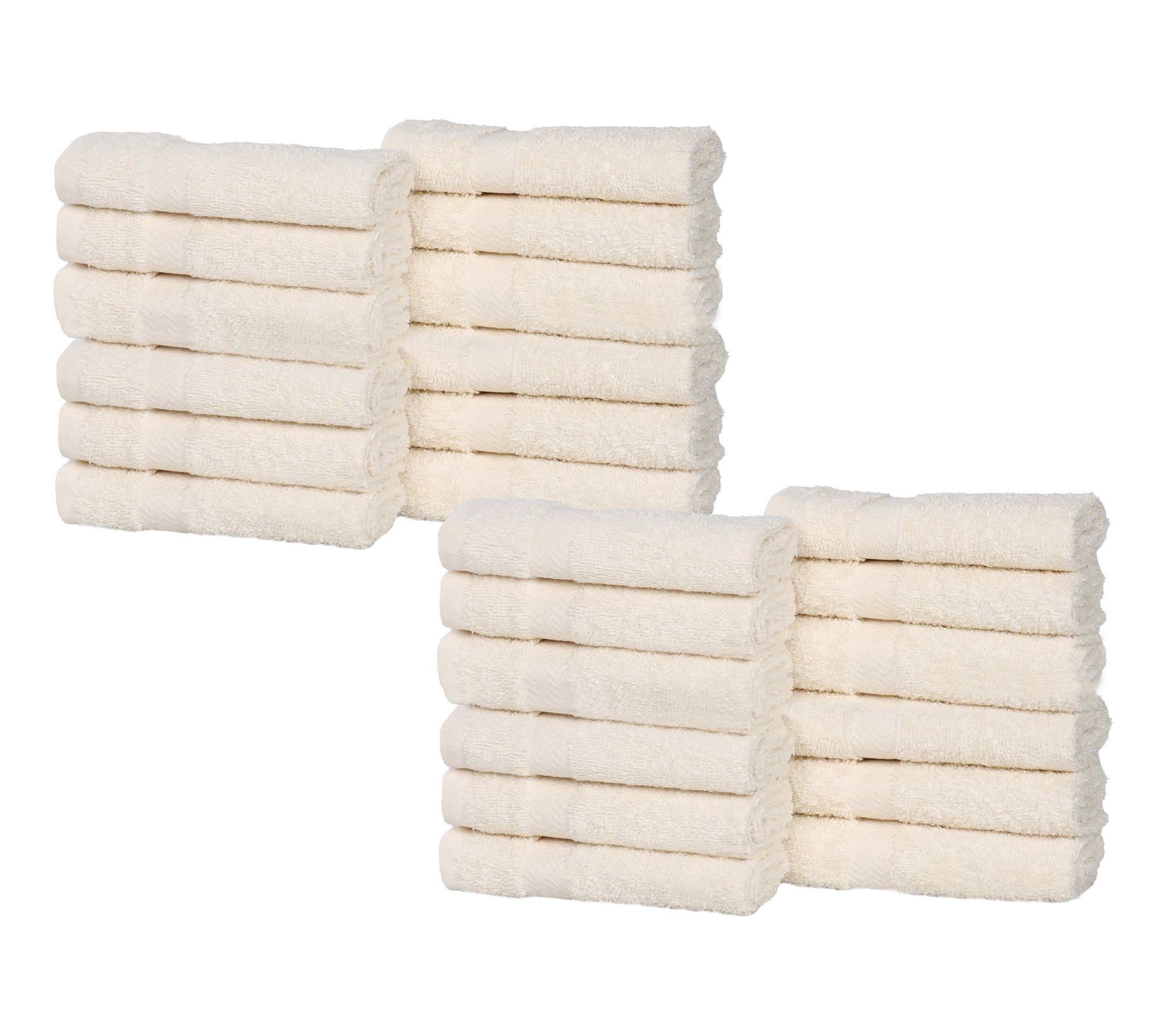 Superior Cotton 24 Pieces Face Tow el Set