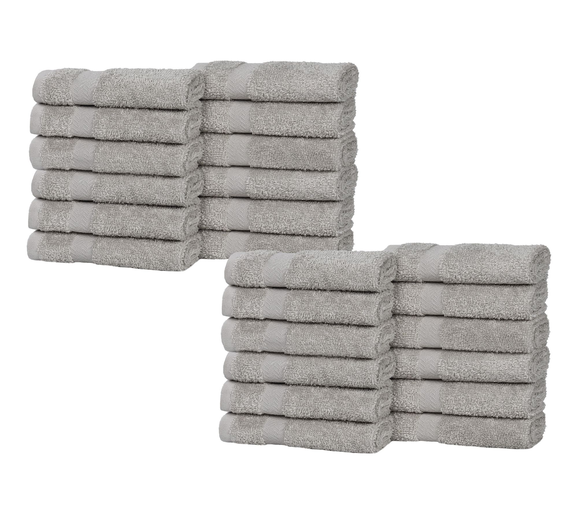 Superior Cotton 24 Pieces Face Tow el Set