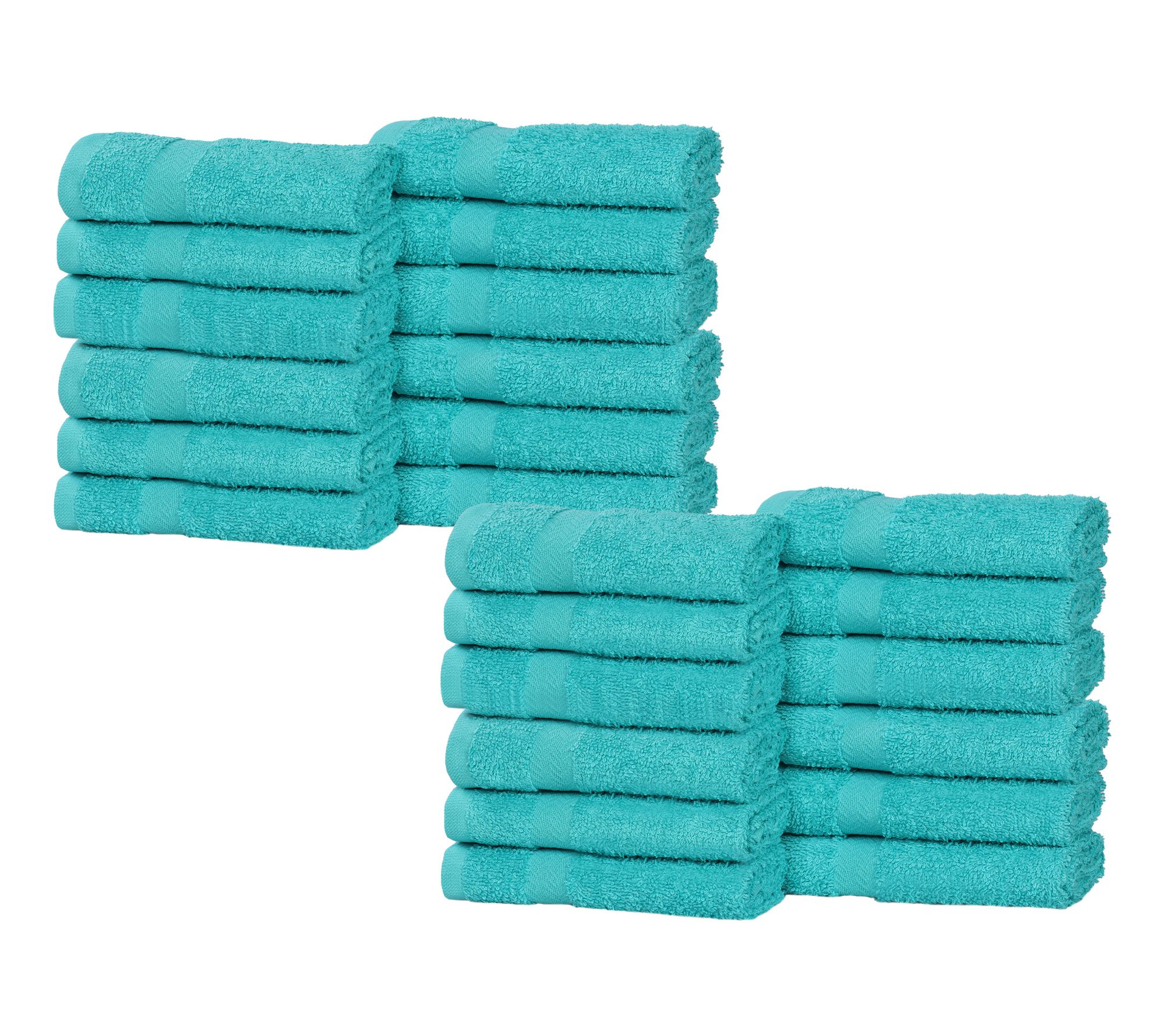 Superior Cotton 24 Pieces Face Tow el Set