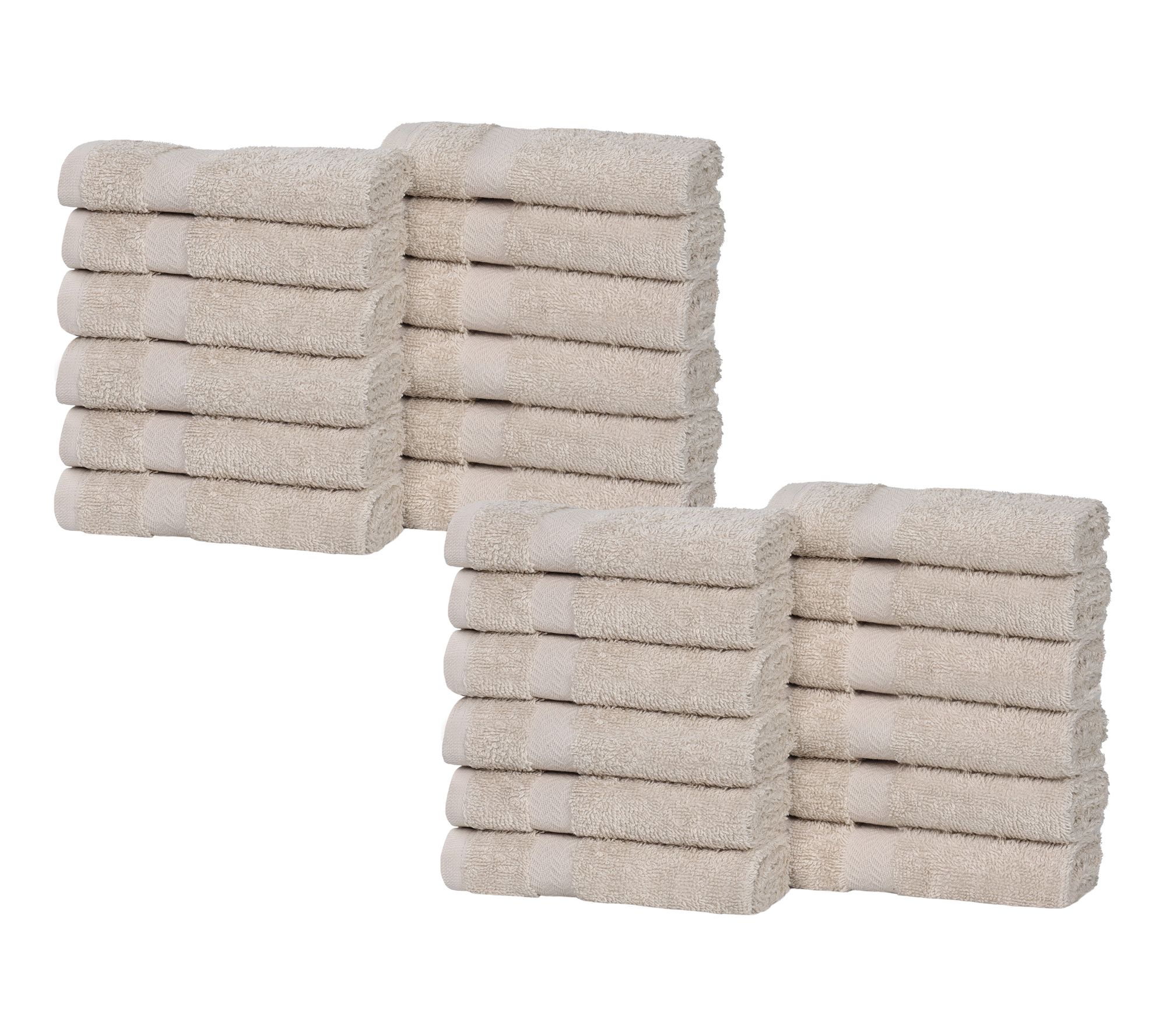 Superior Cotton 24 Pieces Face Tow el Set