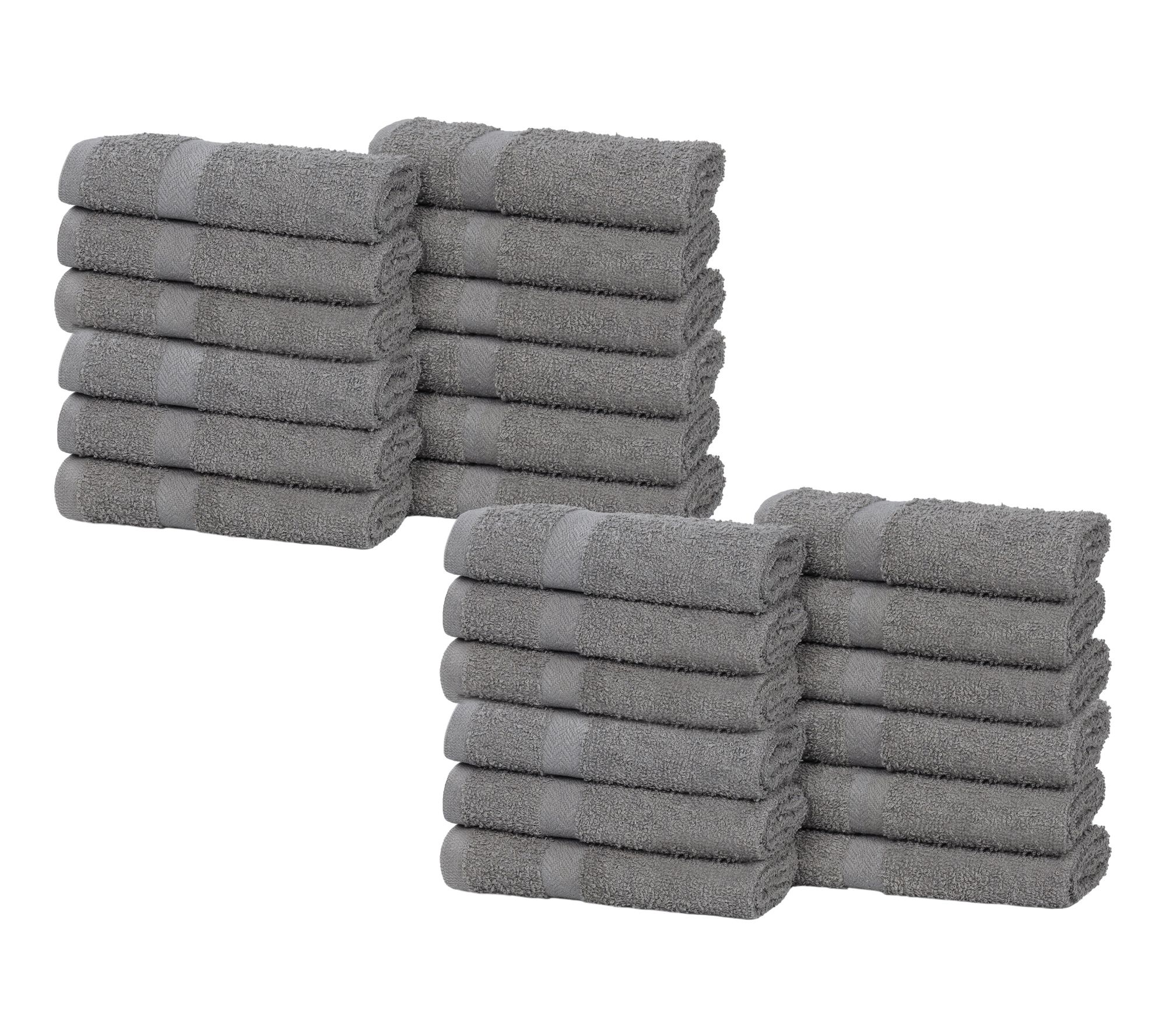 Superior Cotton 24 Pieces Face Tow el Set