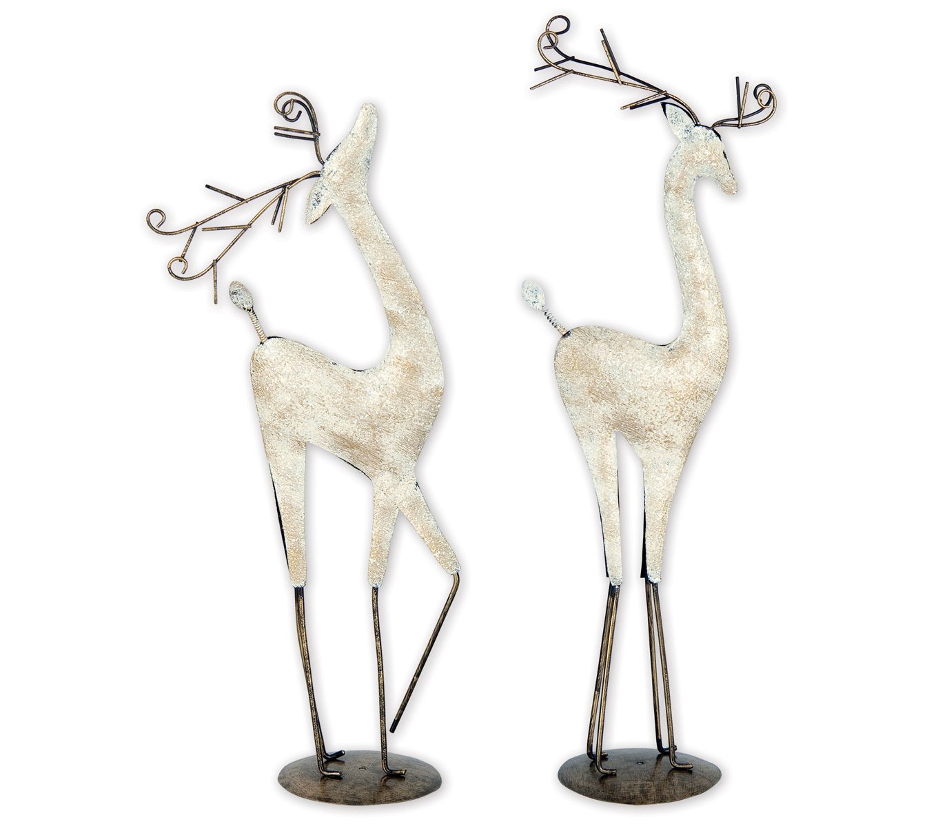 Sunset Vista Designs Graceful Reindeer Tabletop- Set of 2