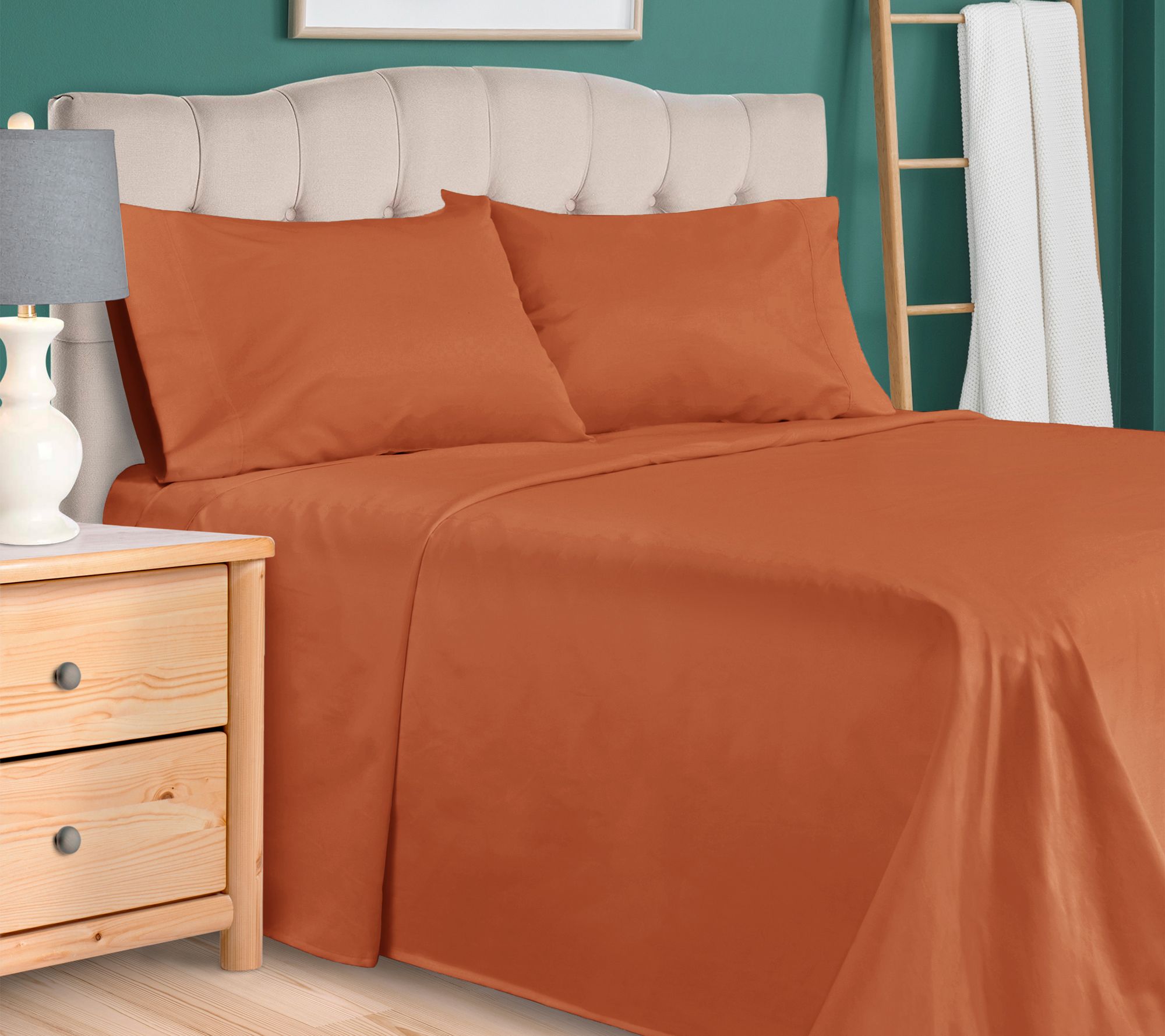 Superior 300 TC Egyptian Cotton Deep Pocket Sheets Set, King