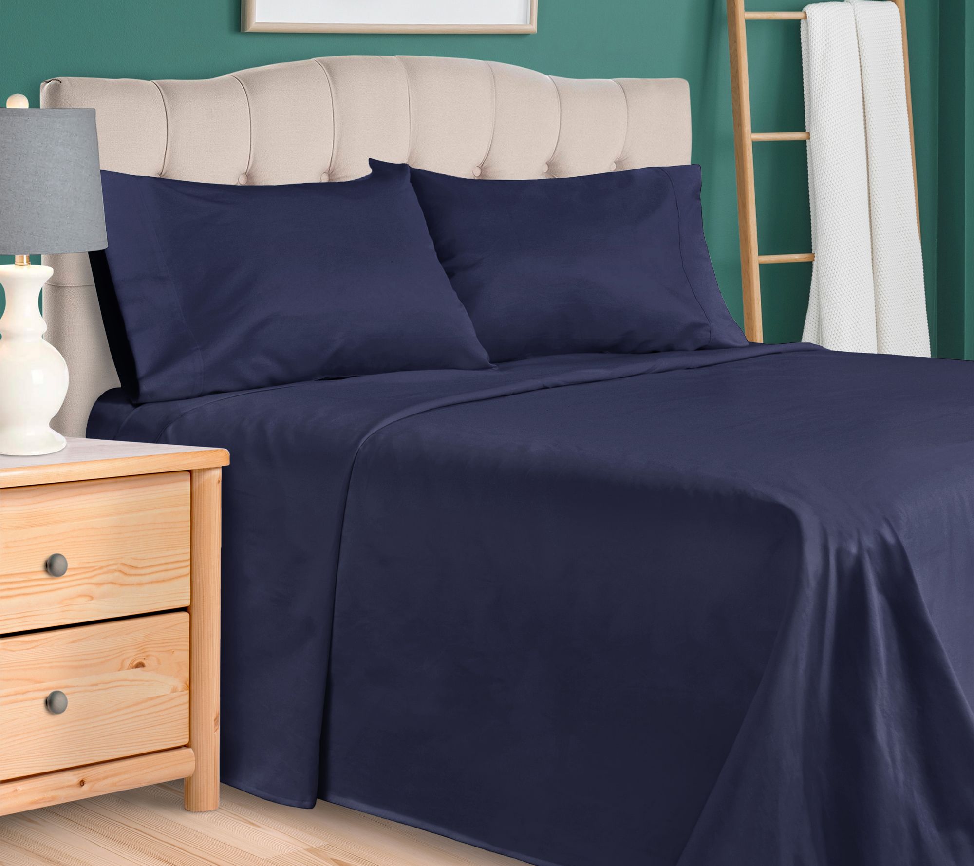 Superior 300 TC Egyptian Cotton Deep Pocket Sheets Set, King
