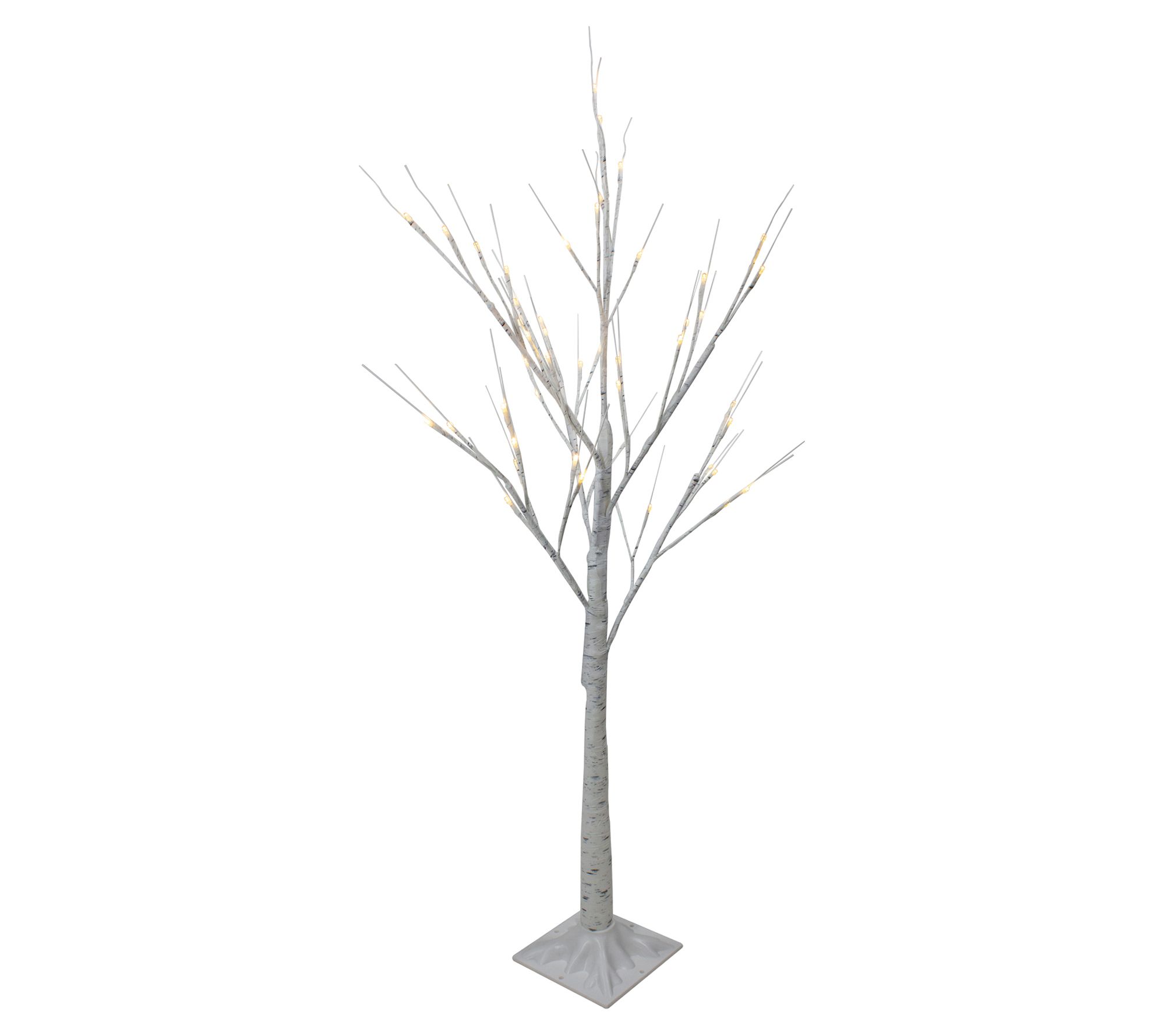 Northlight 5' LED White Birch Twig Tree