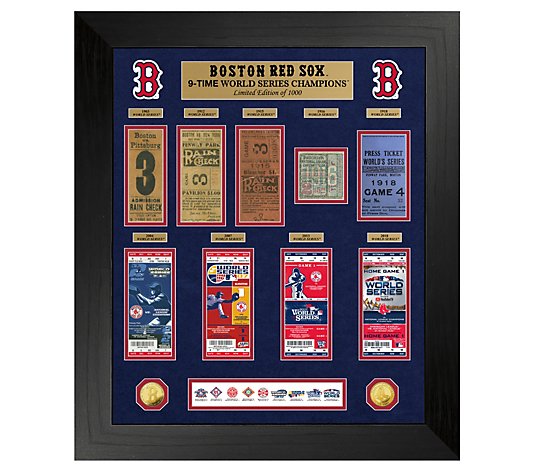 Red Sox World Series Coin and Ticket