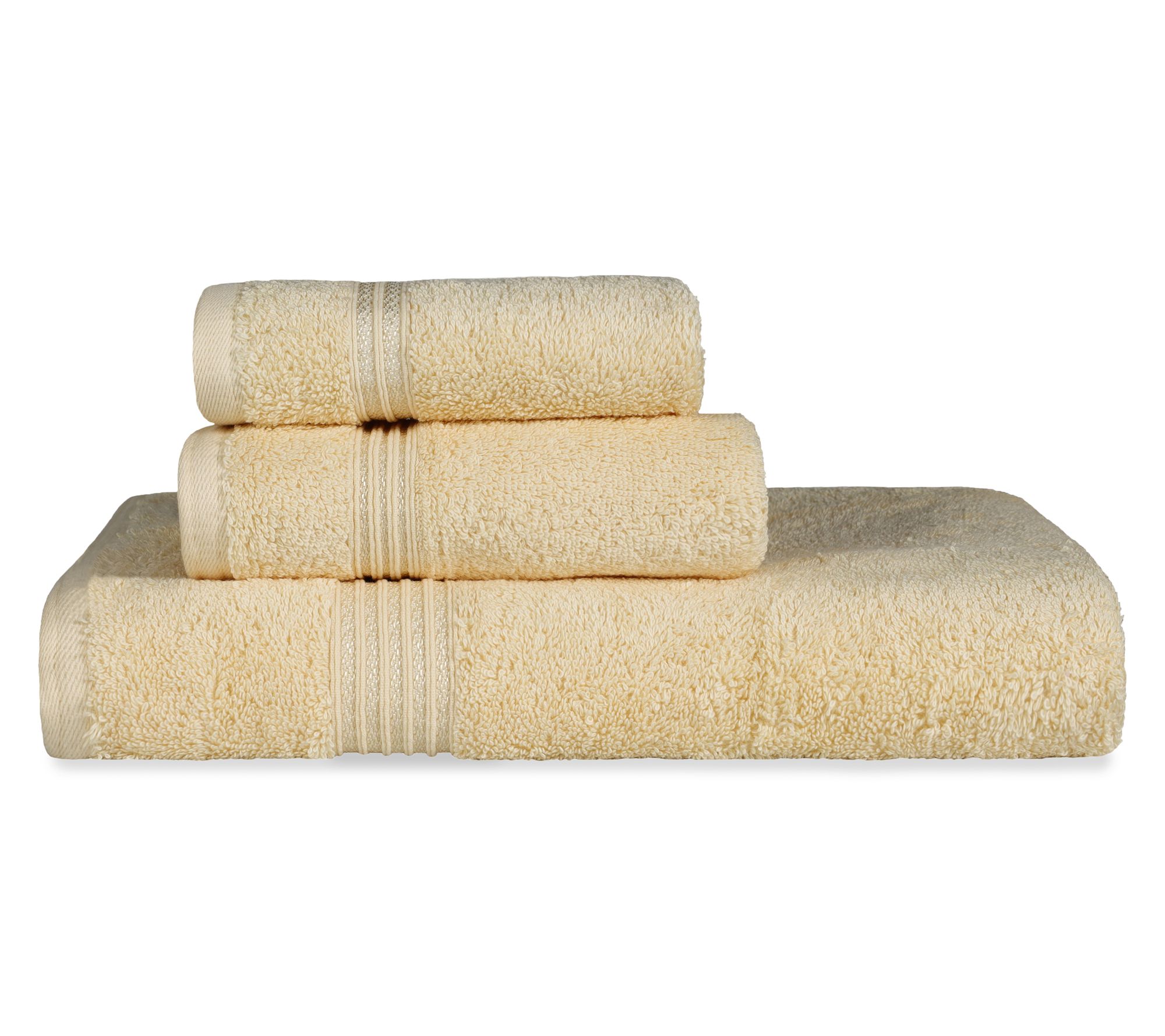 Superior Egyptian Cotton 3-Piece Heritage Absorbent Towel Set