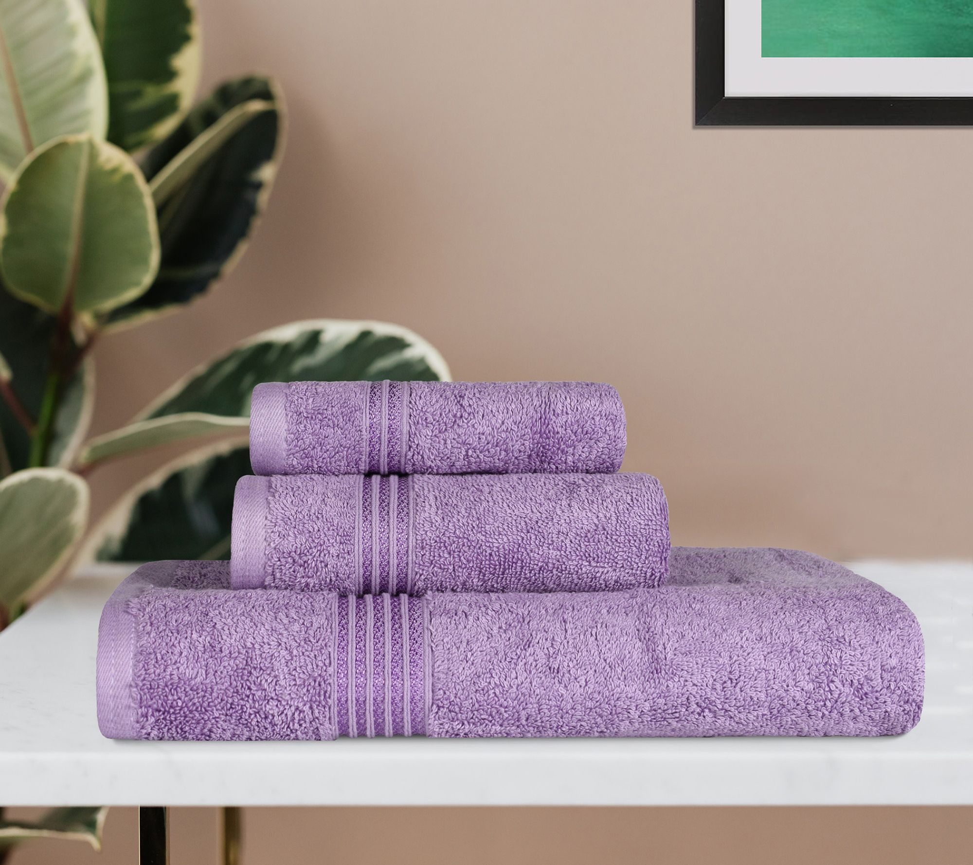 Superior Egyptian Cotton 3-Piece Heritage Absorbent Towel Set