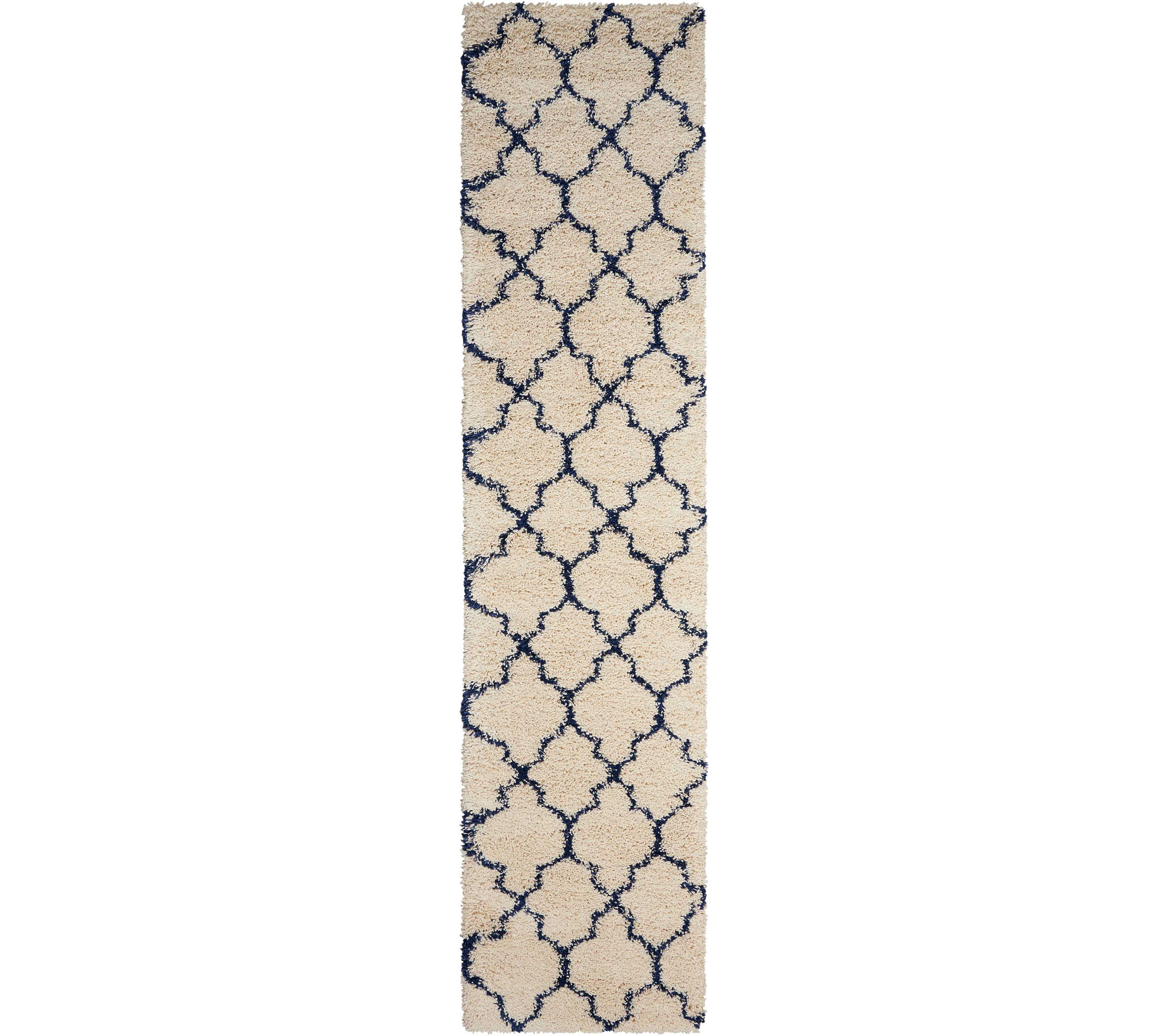 Nourison Amore 2'2" x 7'6" Moroccan Shag RunnerRug