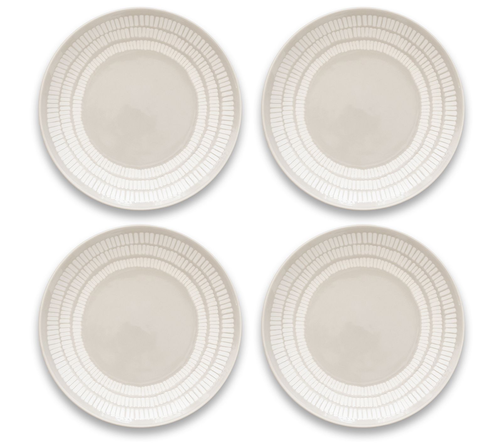 TarHong Dixon Ceramic Set of 4 Dinner Plates