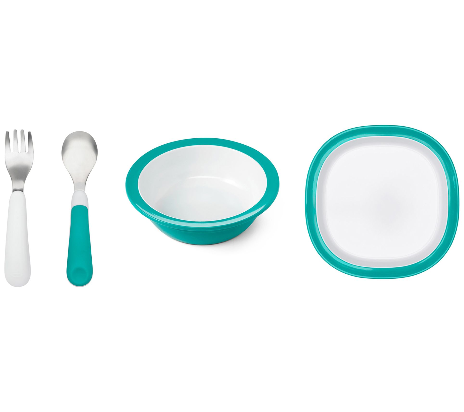 OXO Tot Fork & Spoon Set - Teal