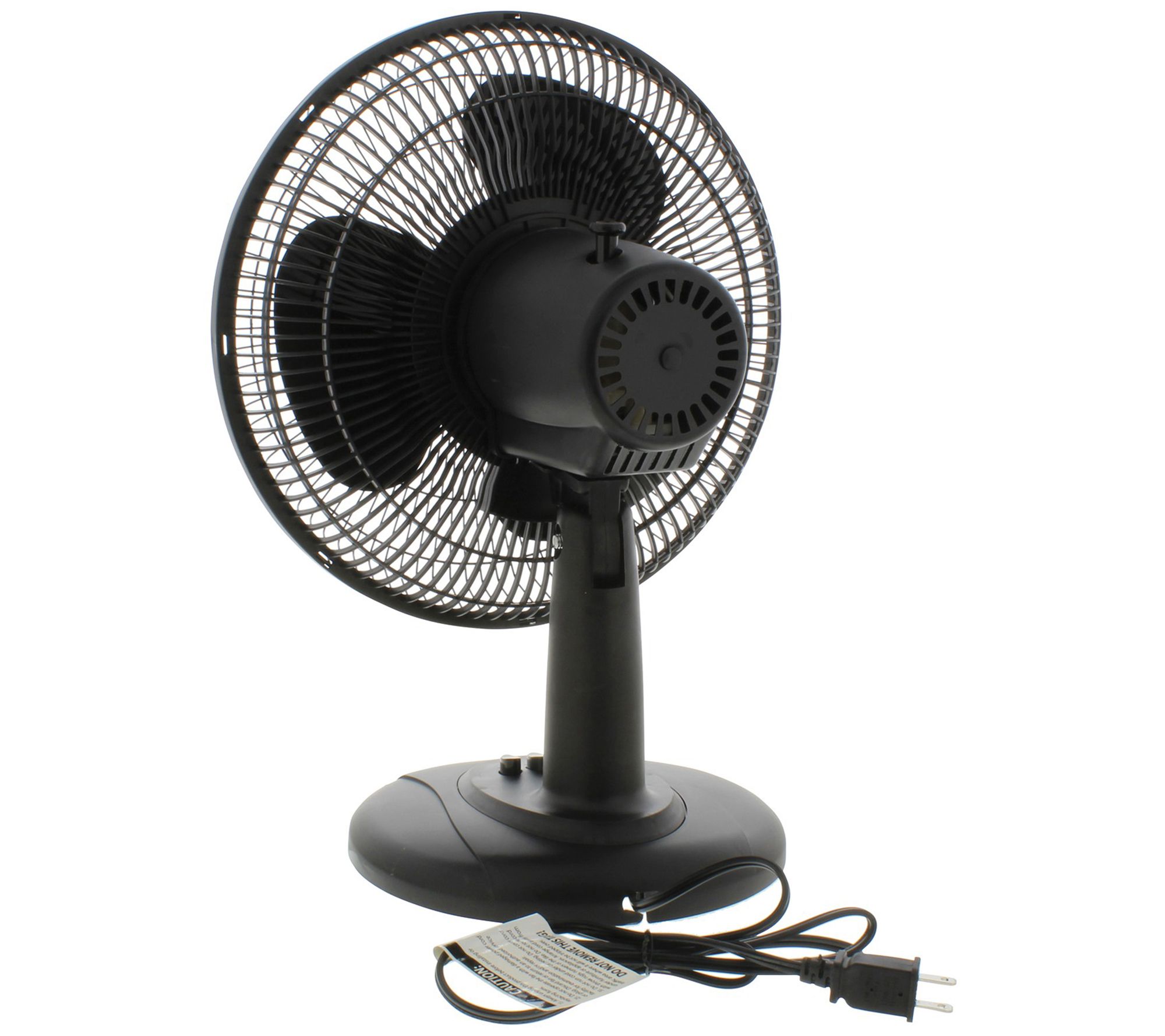 Comfort Zone 12" Oscillating Table Fan