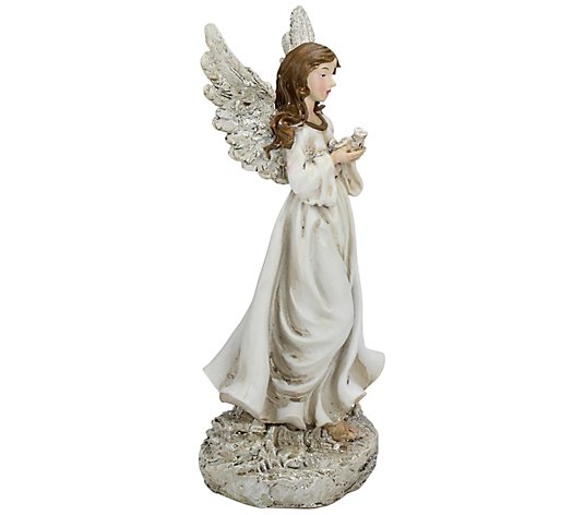 Northlight Serene Angel with Dove Statue