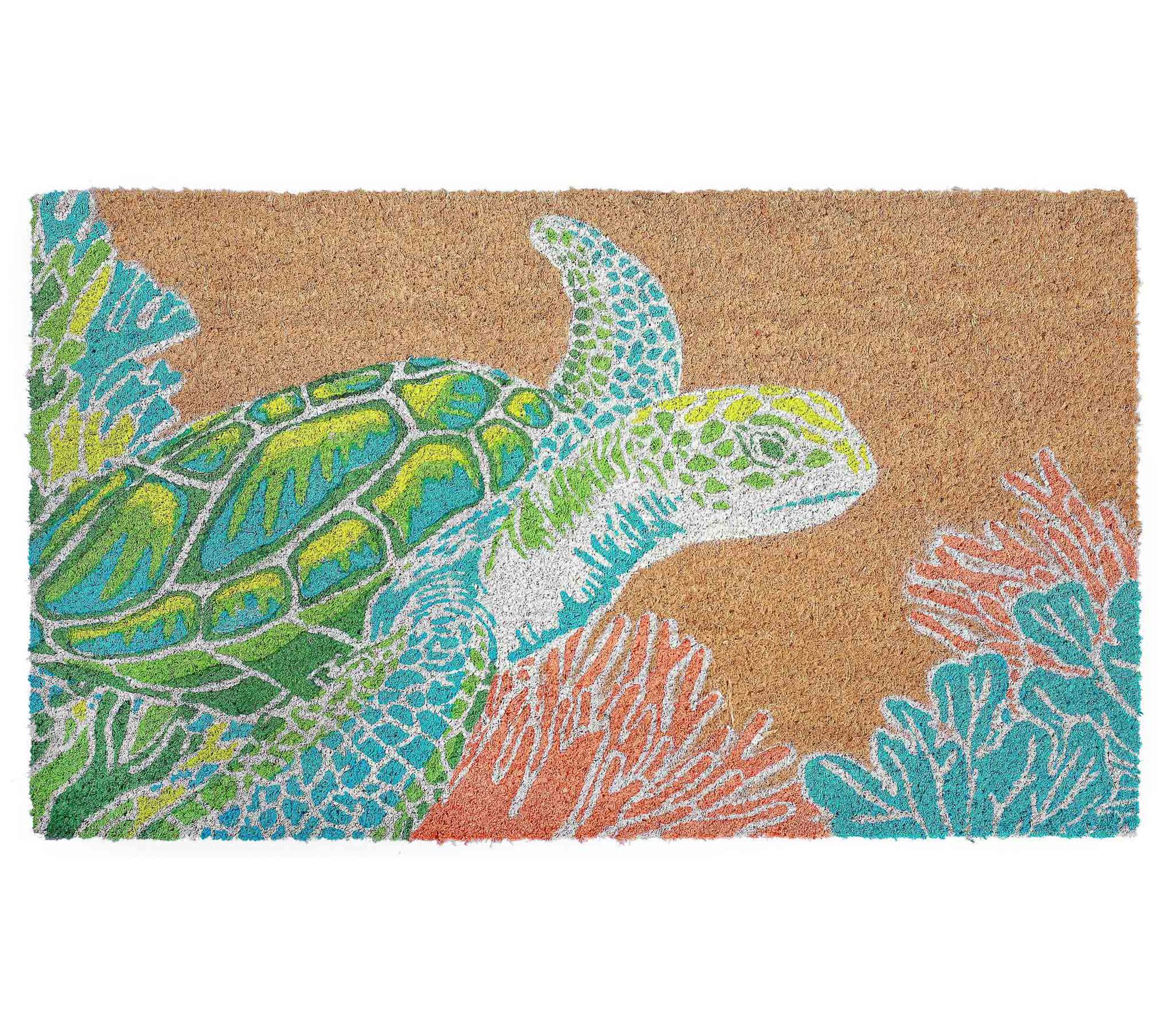 Liora Manne Natura Sea Turtle Outdoor 18"x 30"Mat