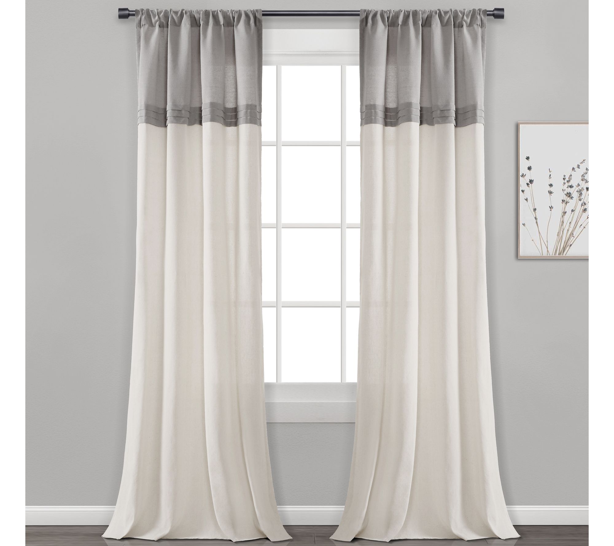 Farmhouse Faux Linen  Set by Lush Decor