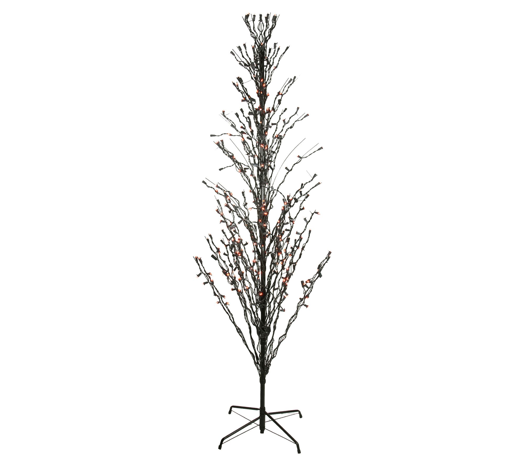 Northlight 4' Pre-Lit Cascade Halloween Twig Tr ee w/Lights