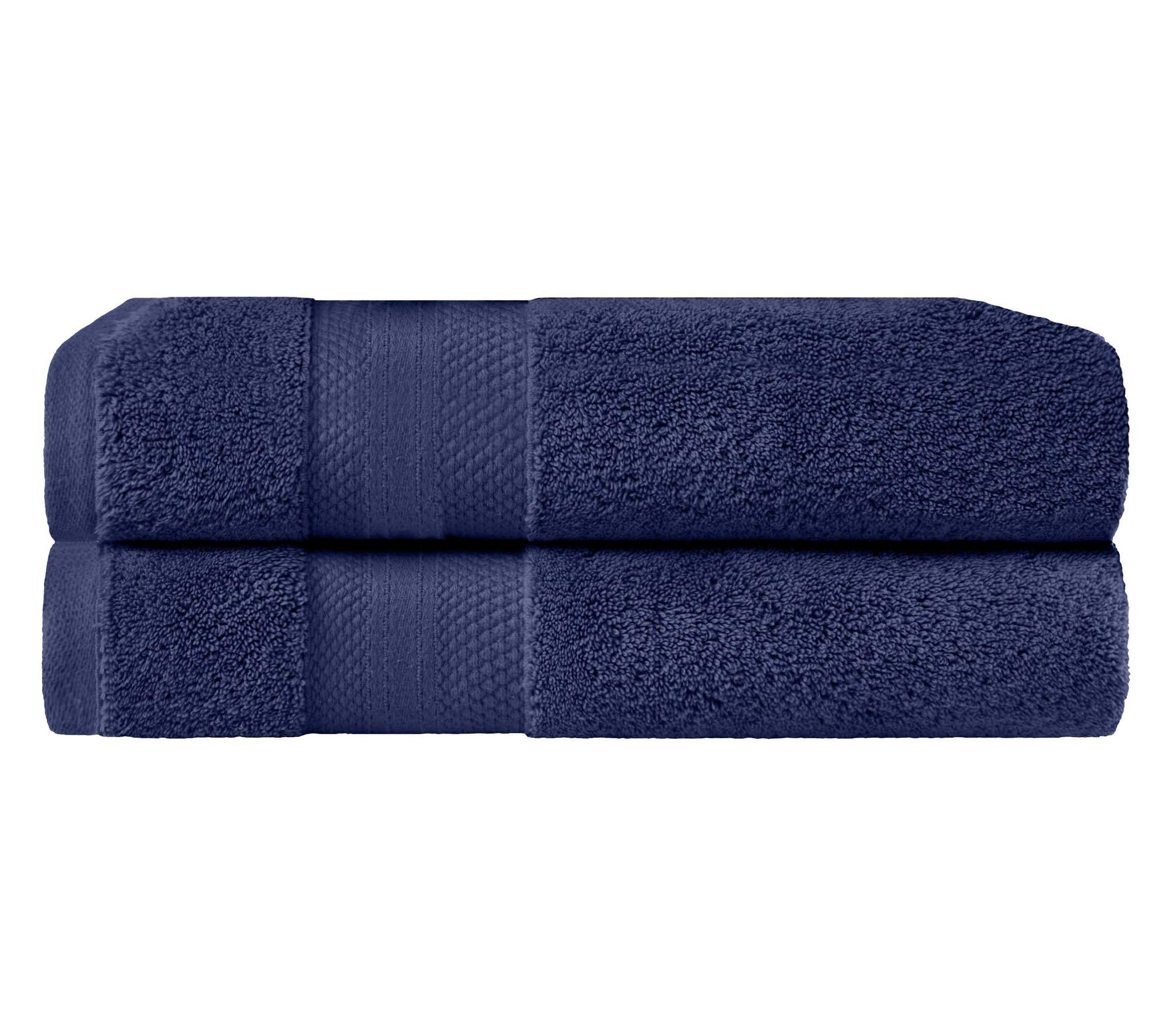 Superior Turkish Cotton Solid 2-PC Ultra-Plush Bath Sheet Set