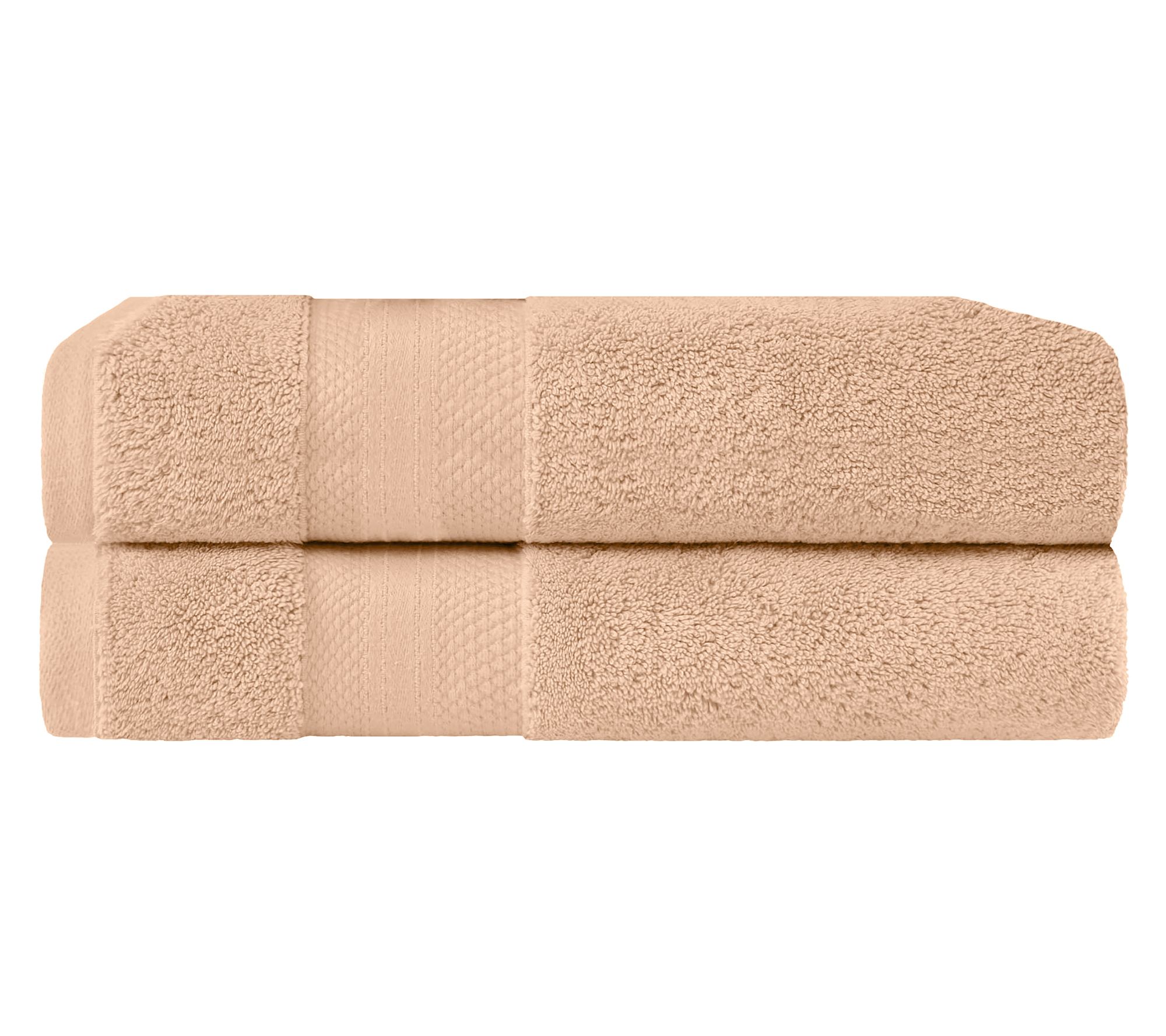 Superior Turkish Cotton Solid 2-PC Ultra-Plush Bath Sheet Set