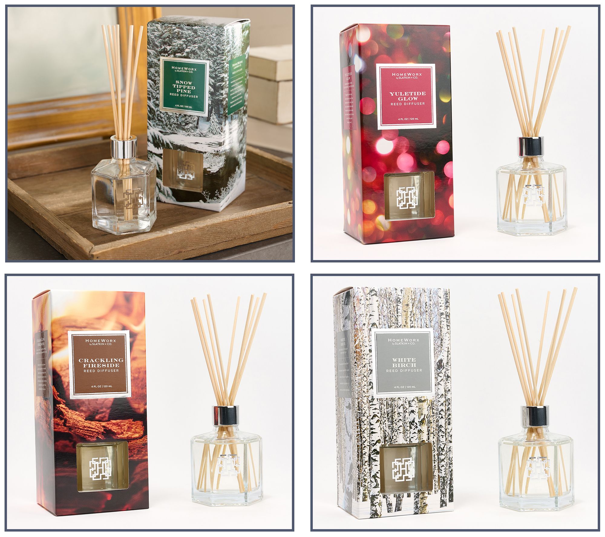 HomeWorx by Slatkin + Co. Set of 2 Reed Diffusers