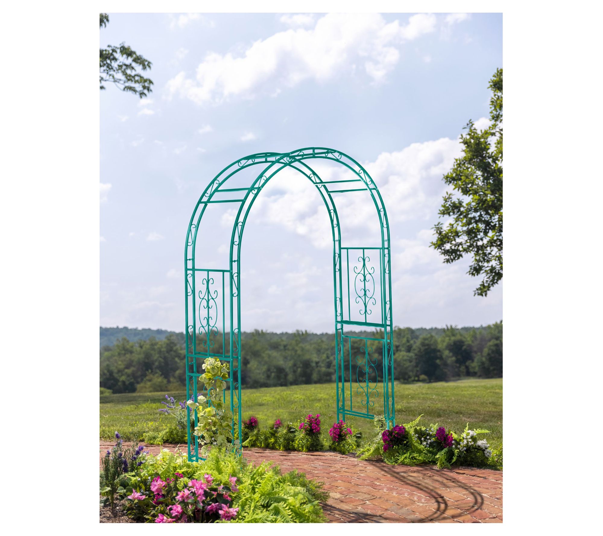 Plow & Hearth Montebello Iron Garden Arbor