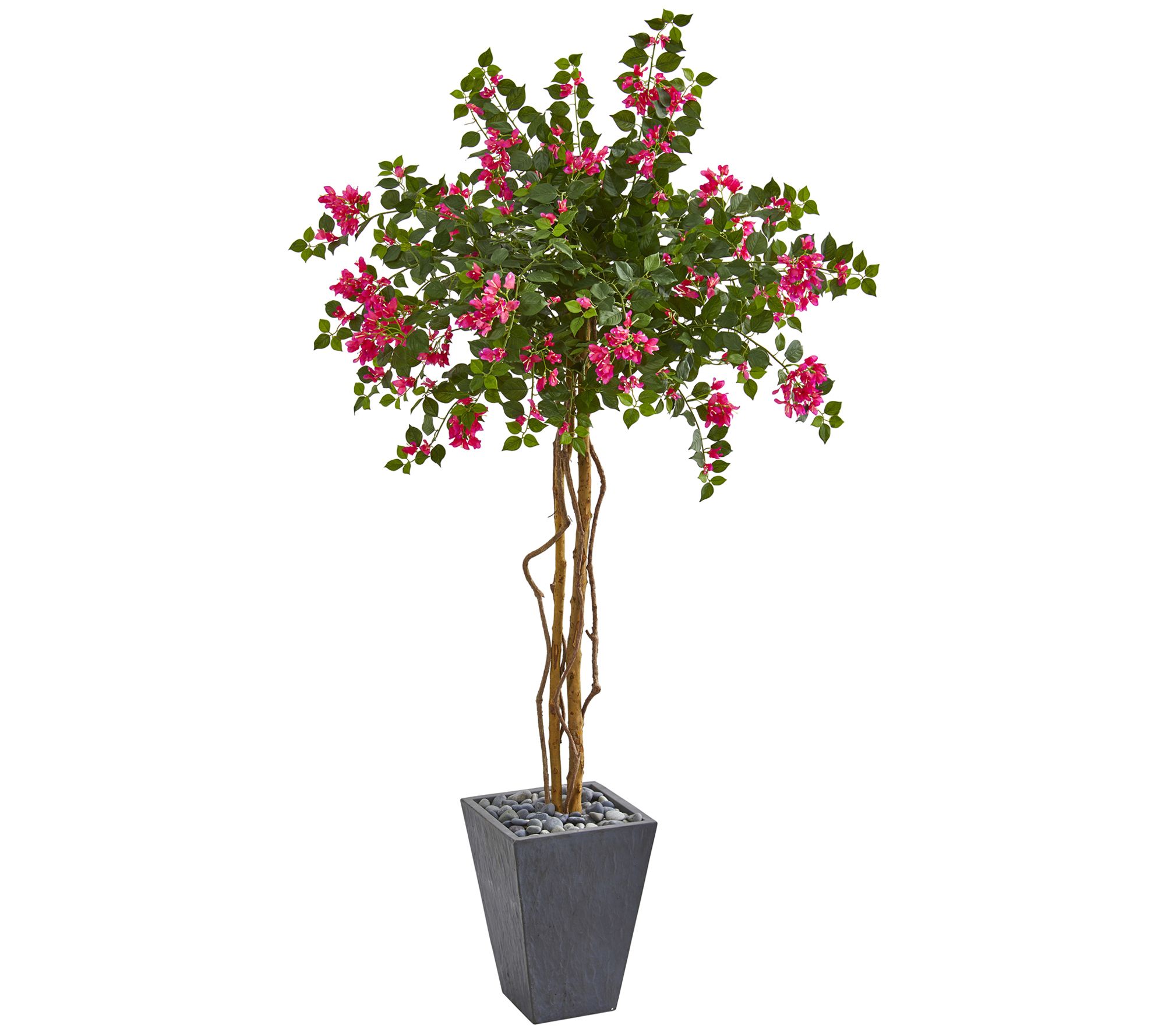 Nearly Natural 6.5' Bougainvillea Faux Tree inPlanter