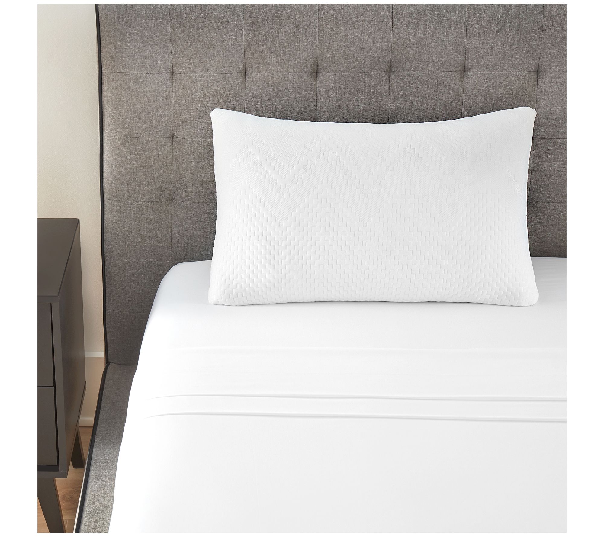 Bodipedic Custom Comfort Memory Foam Cluster Jumbo Bed Pillow