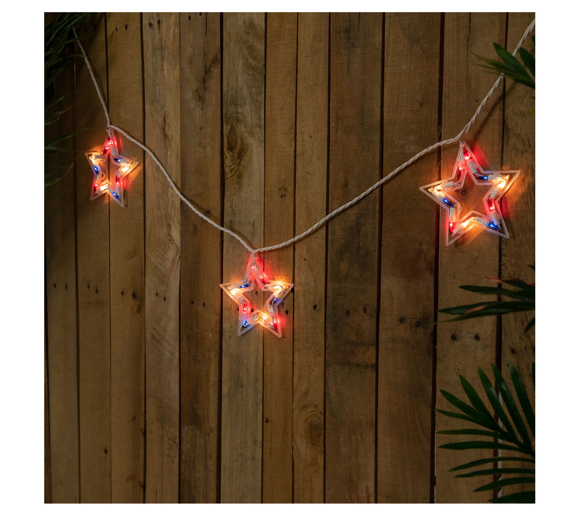Northlight 5' (5ct) Patriotic Star 4th of July Lights