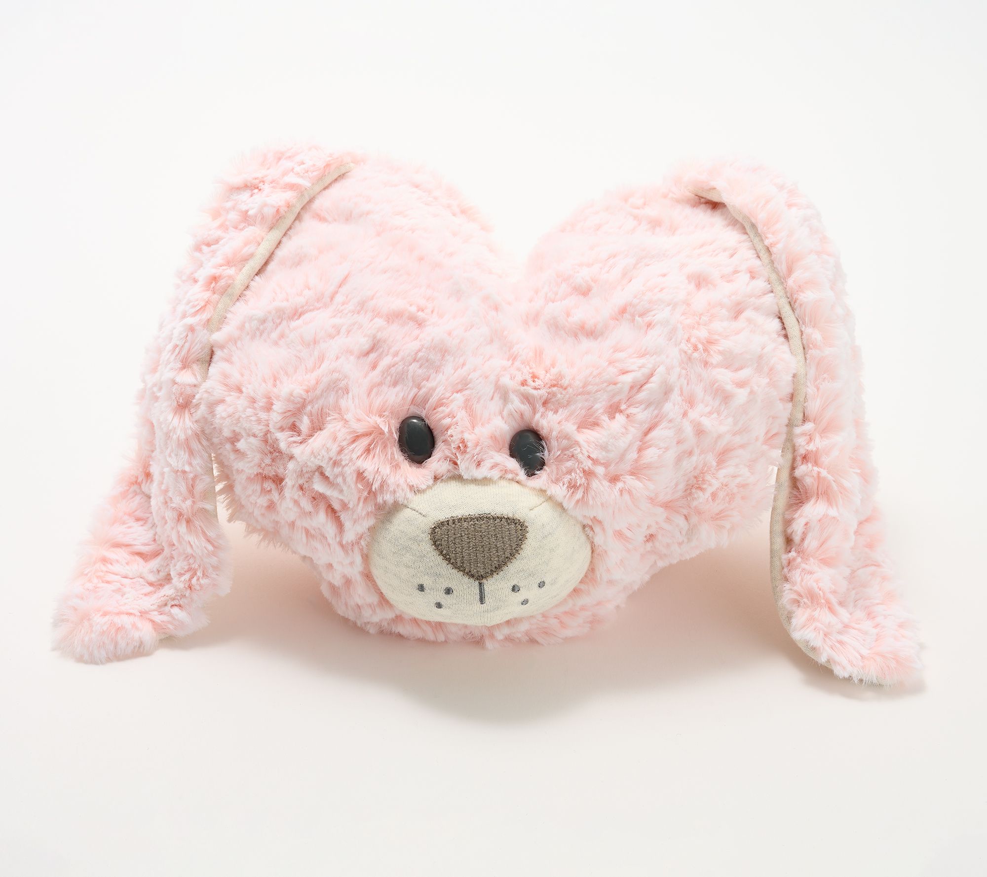DEMDACO Heartful Hugs Weighted Plush Animal Heart Pillow