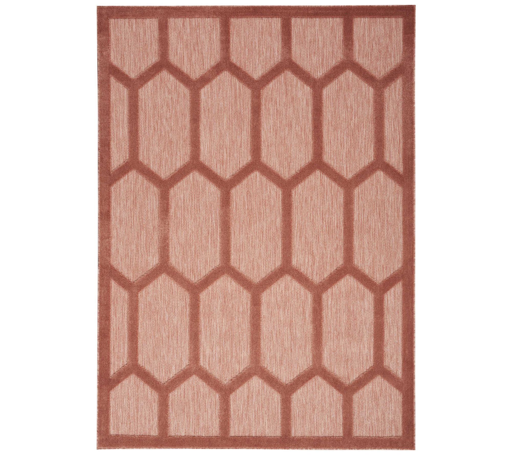 Nourison 5'x7' Honeycomb Indoor/Outdoor Area Rug