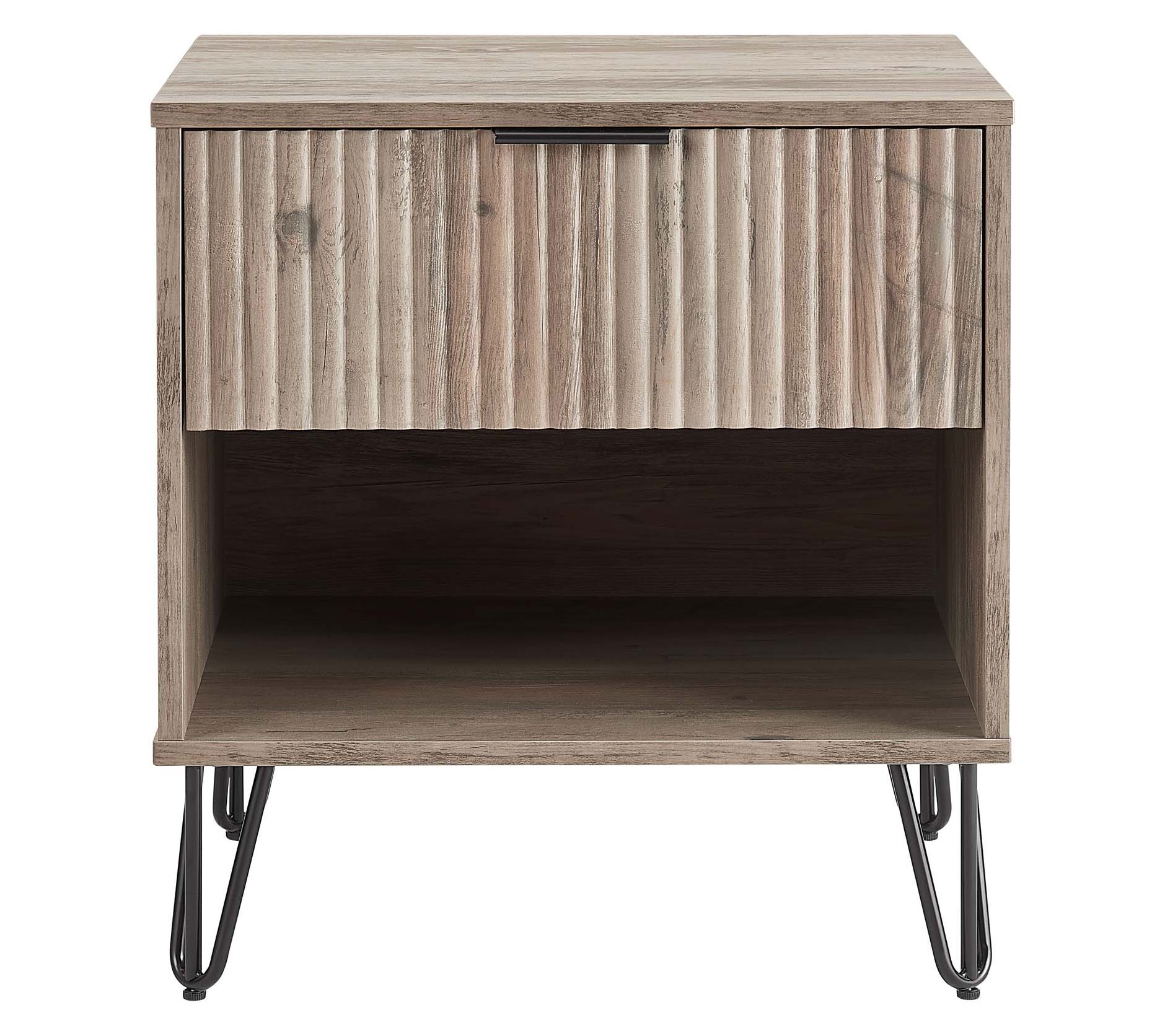 Manhattan Comfort DUMBO Nightstand 1 Full Extension Drawer