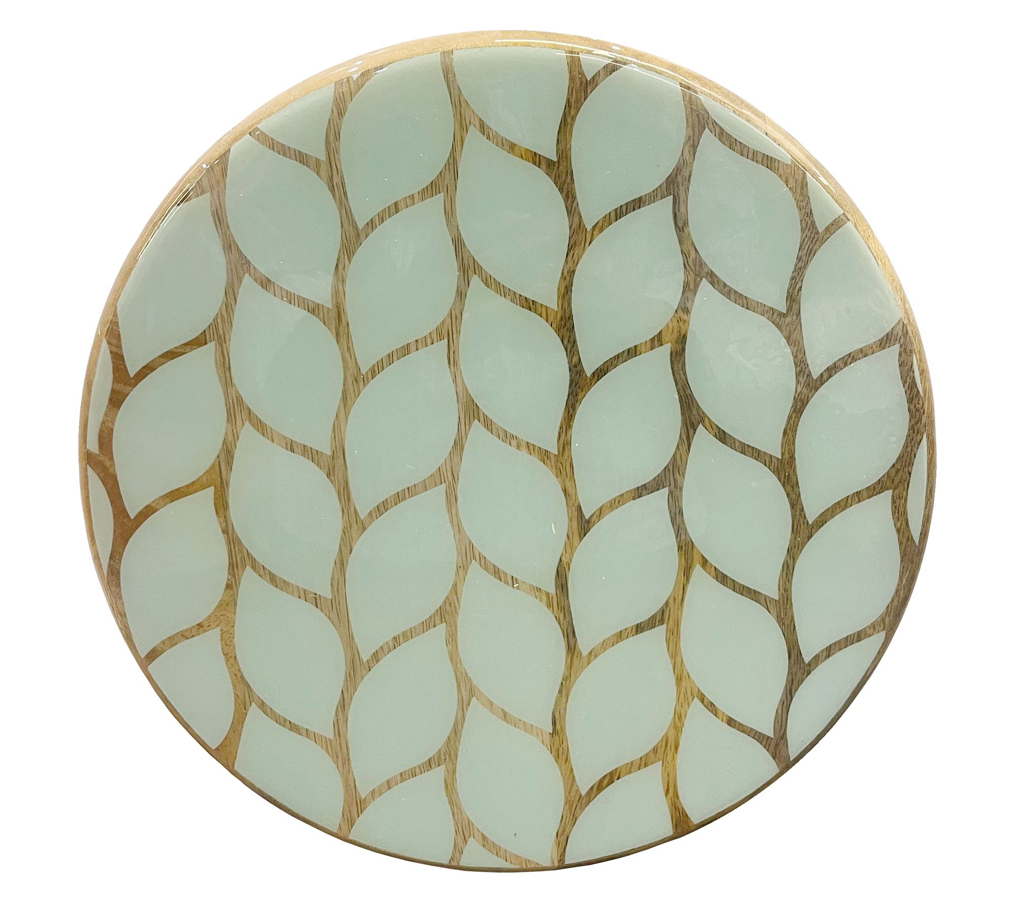 "As Is" Temp-tations 12" Mango Wood Lazy Susan