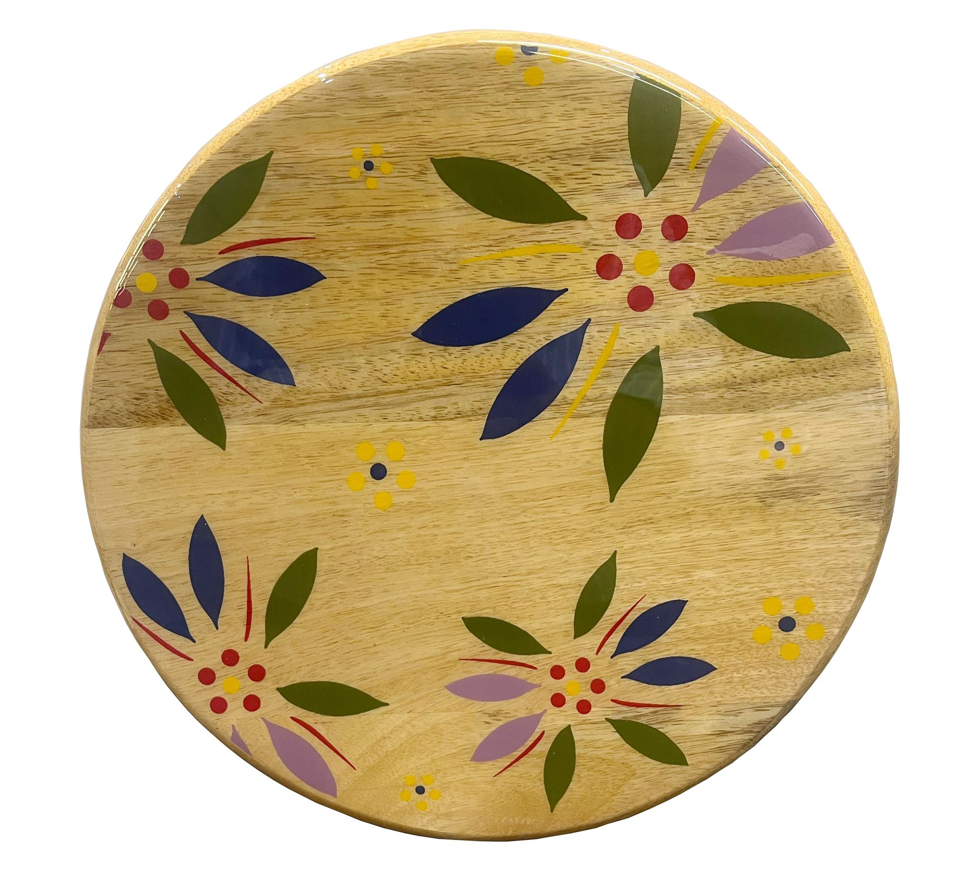 "As Is" Temp-tations 12" Mango Wood Lazy Susan