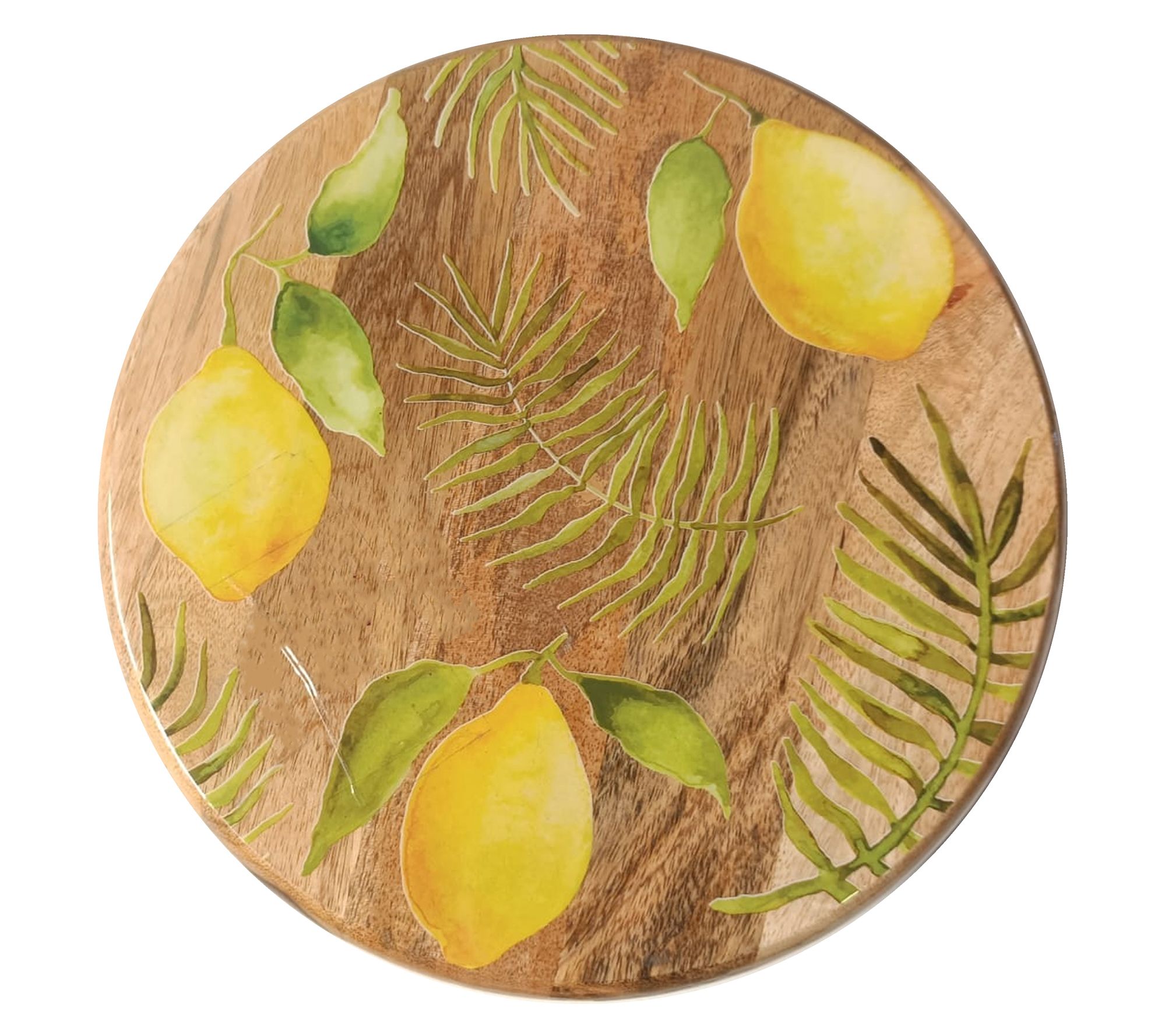 "As Is" Temp-tations 12" Mango Wood Lazy Susan