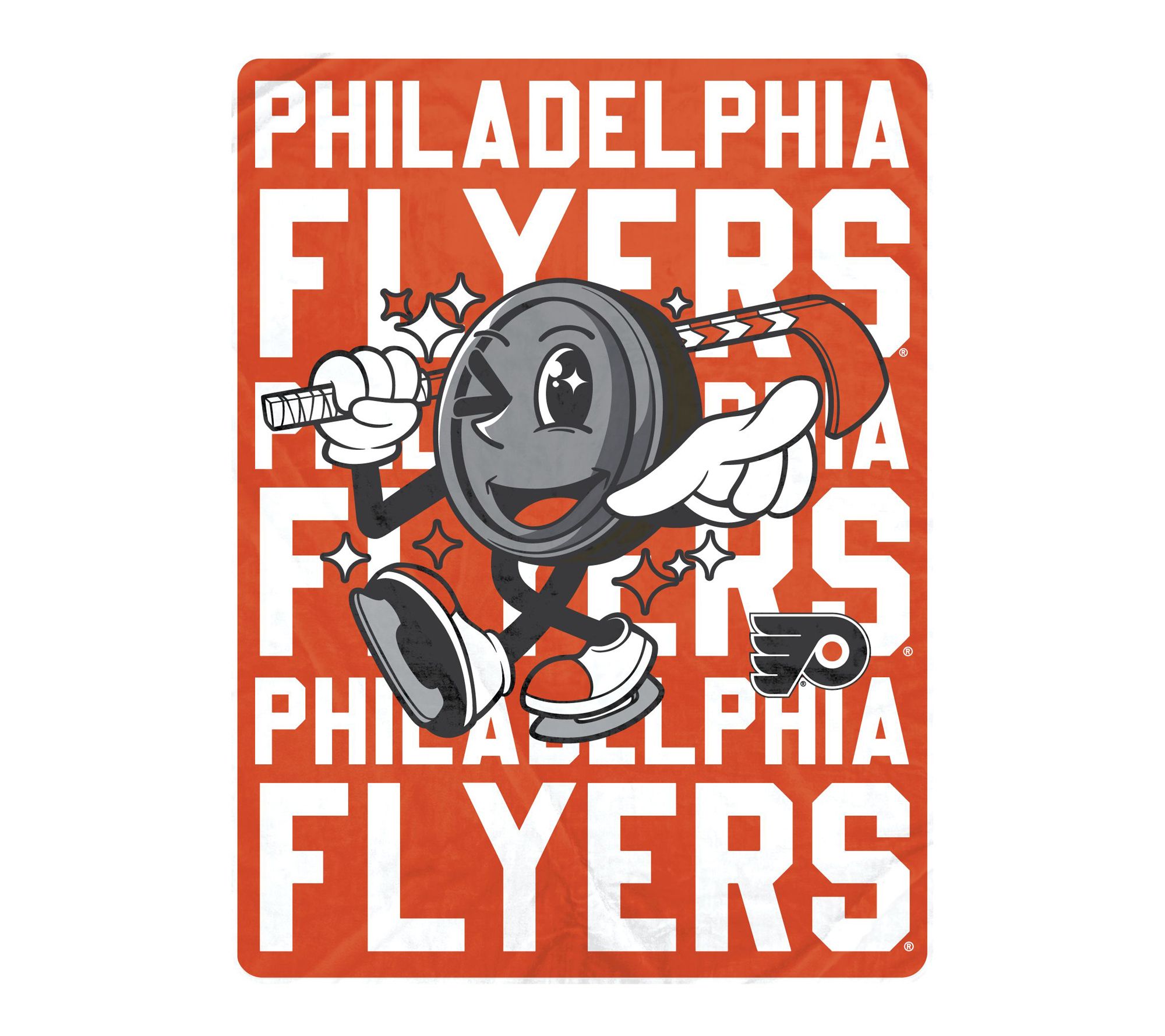 Pegasus Sports NHL Cartoon Puck Ultra Soft Blan ket