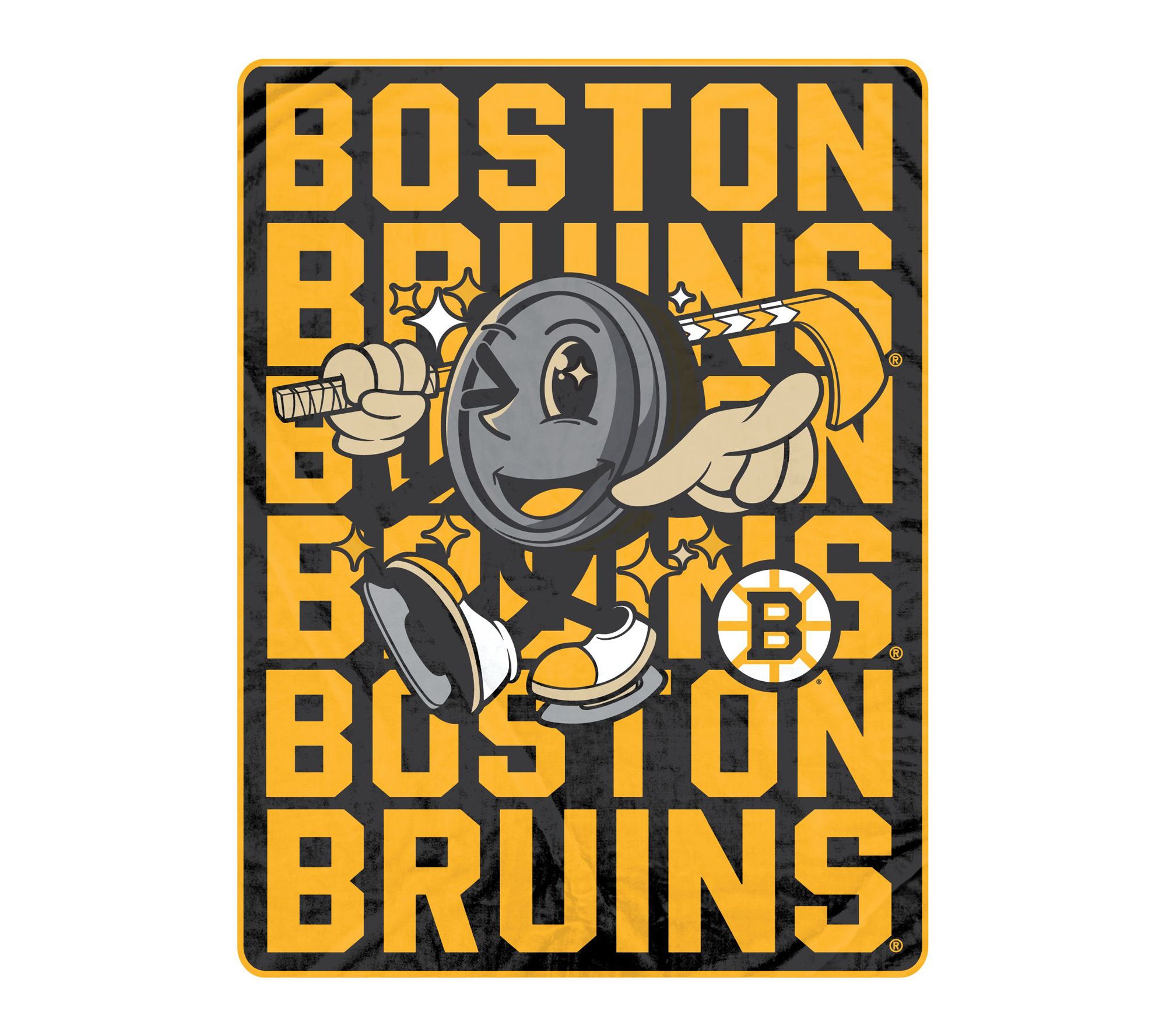 Pegasus Sports NHL Cartoon Puck Ultra Soft Blan ket