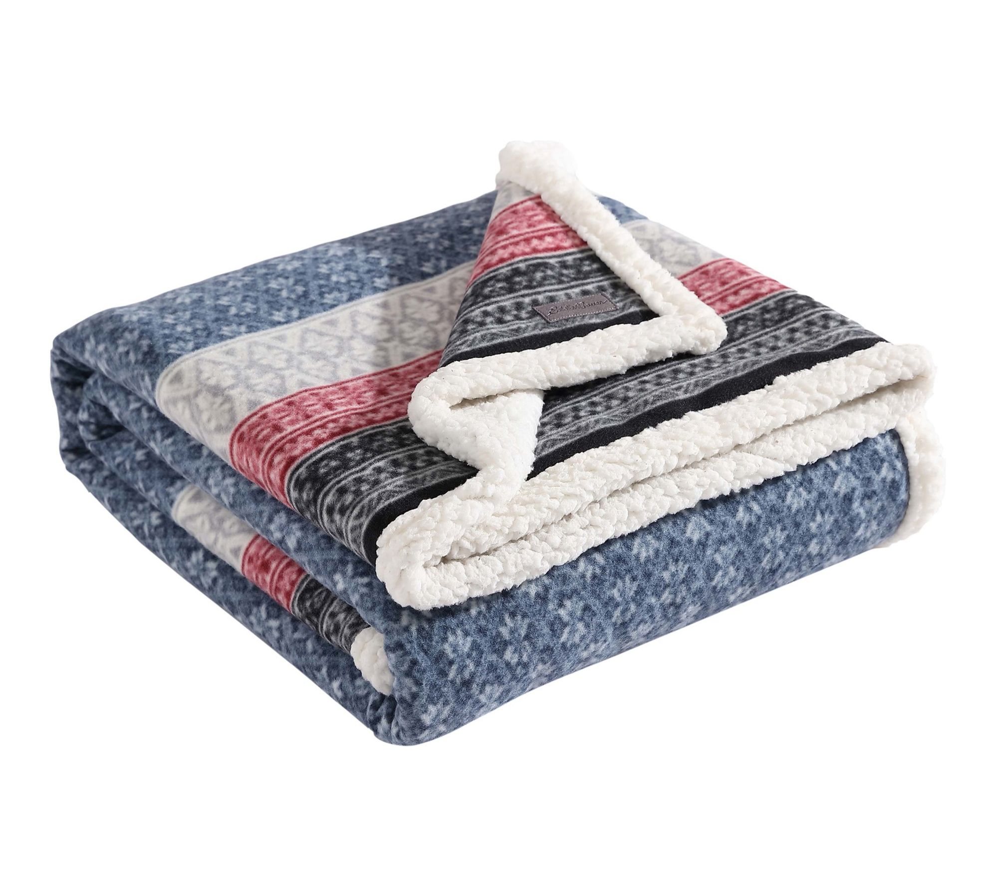 Eddie Bauer Fair Isle Fleece 50"X70" Throw