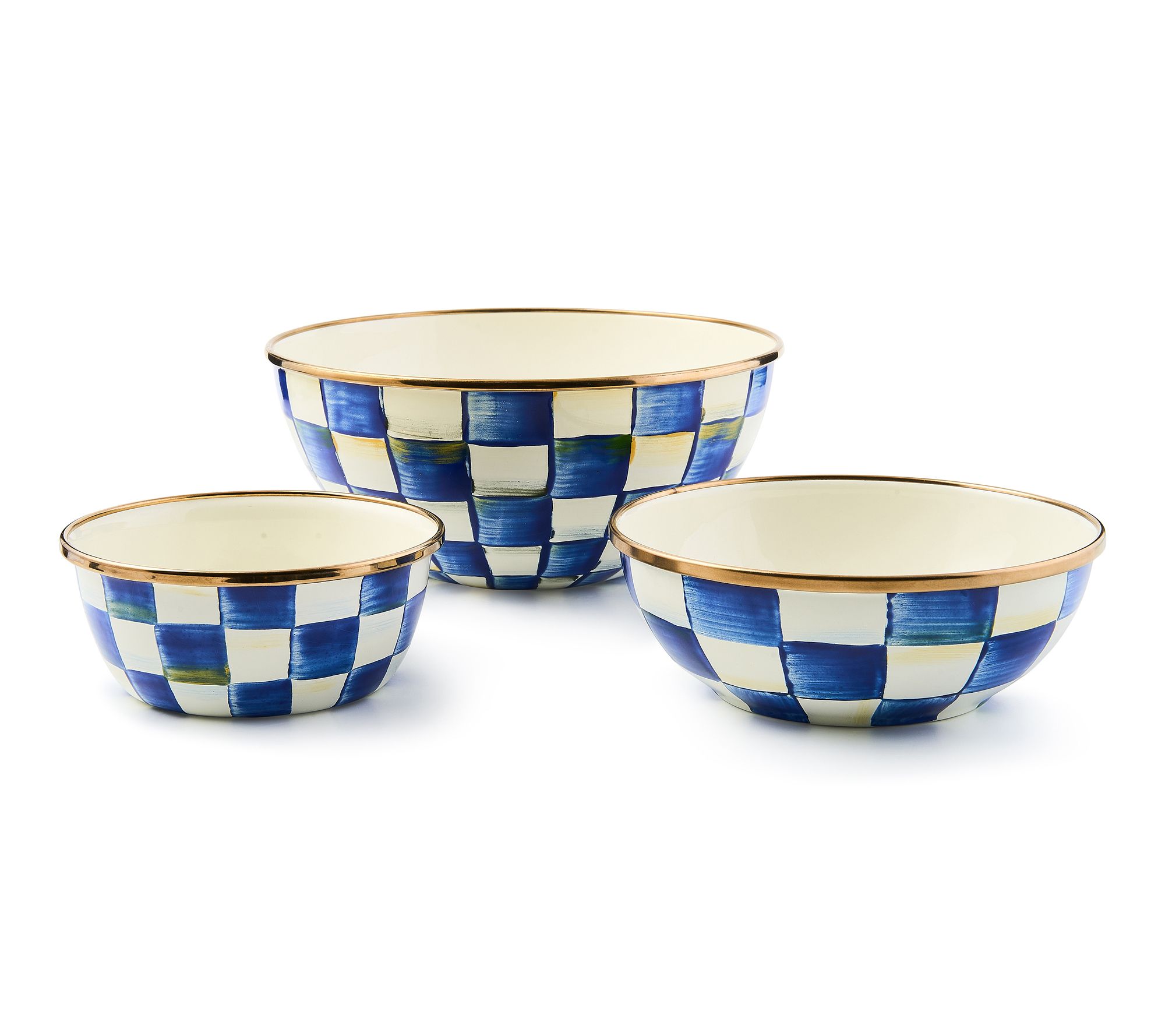 MacKenzie- Childs Set of 3 Everyday Bowls